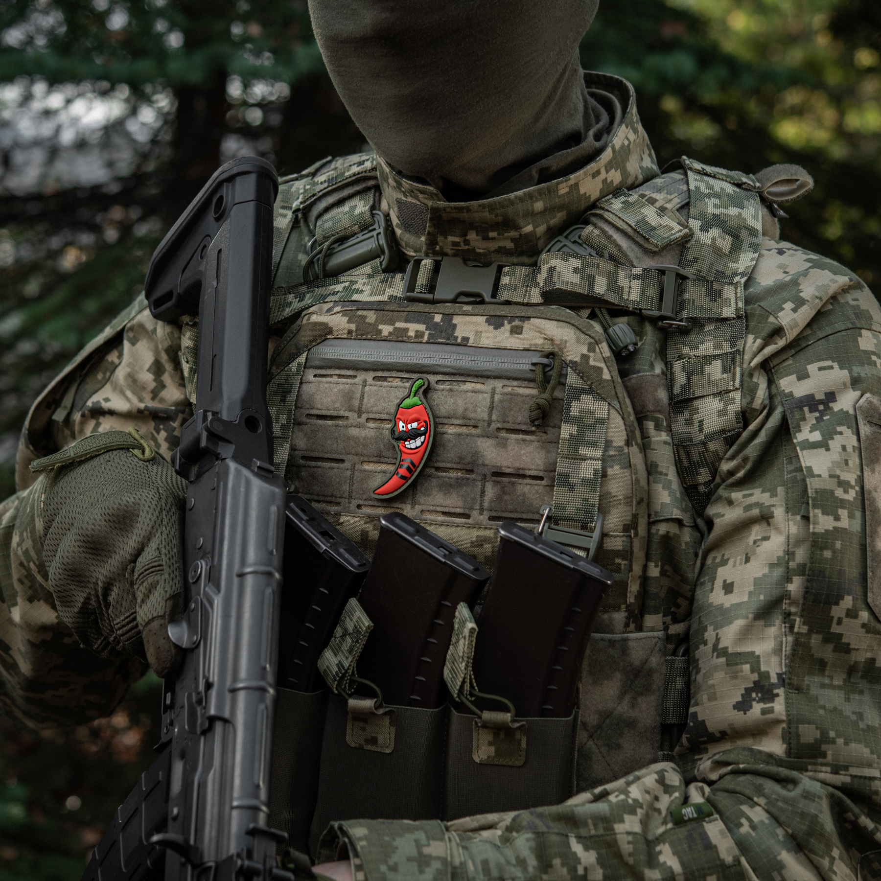 M-Tac нашивка Перчик 3D майстер сержант (PVC) — 3