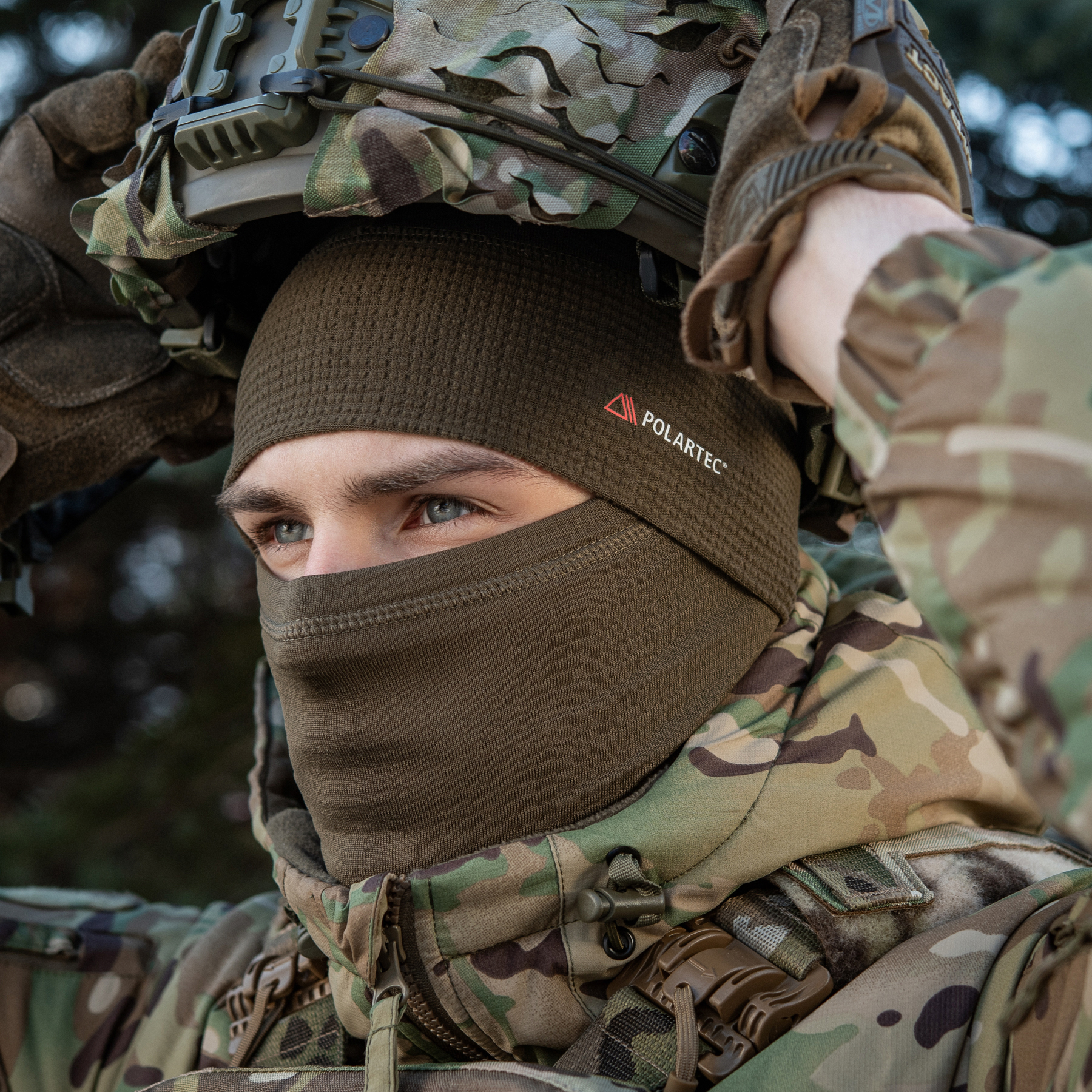 M-Tac шапка-подшлемник Polartec Dark Olive — 17
