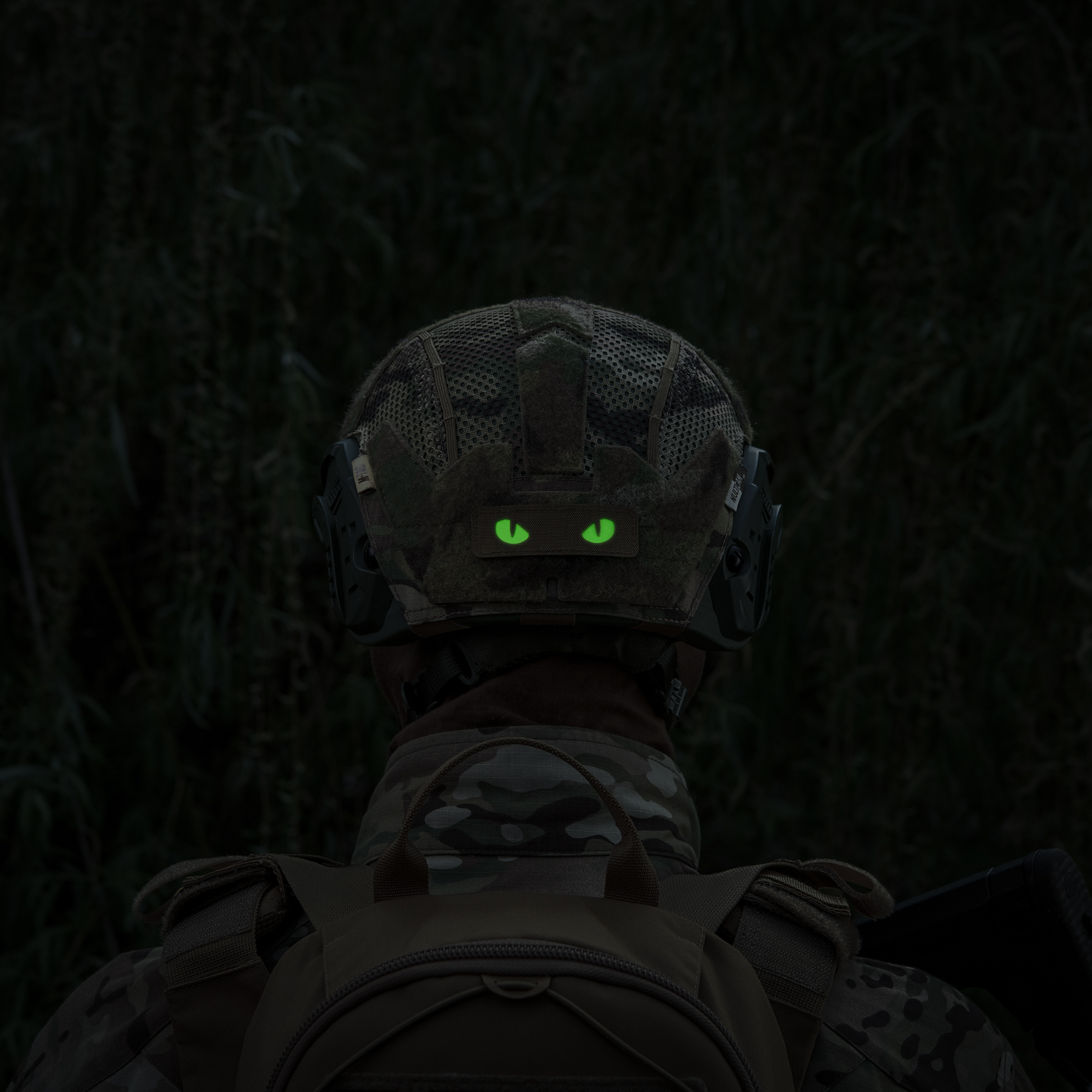 M-Tac нашивка Cat Eyes Laser Cut Coyote/Green/GID — 6