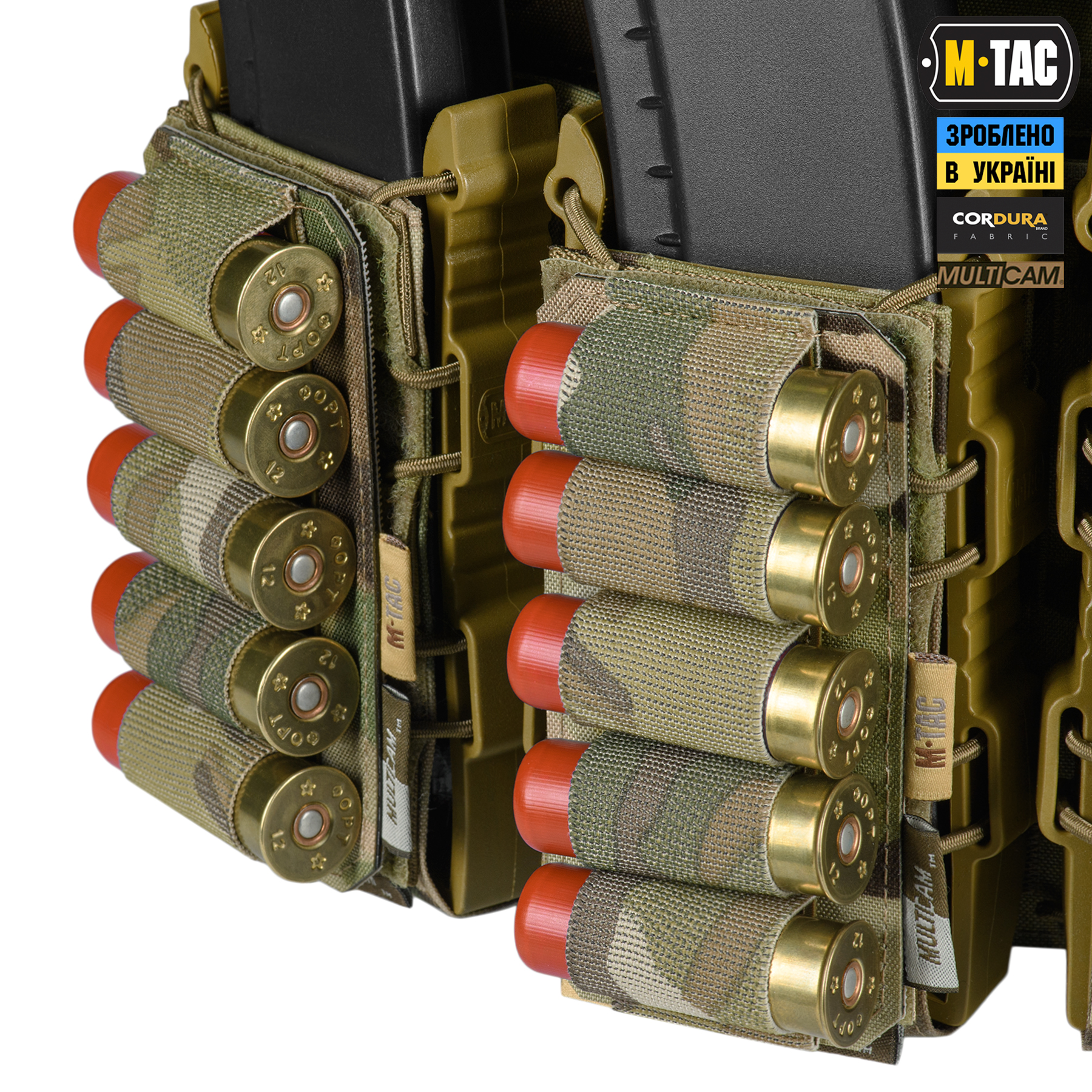 M-Tac патронташ на липучке для патронов 12 калибра Multicam — 8