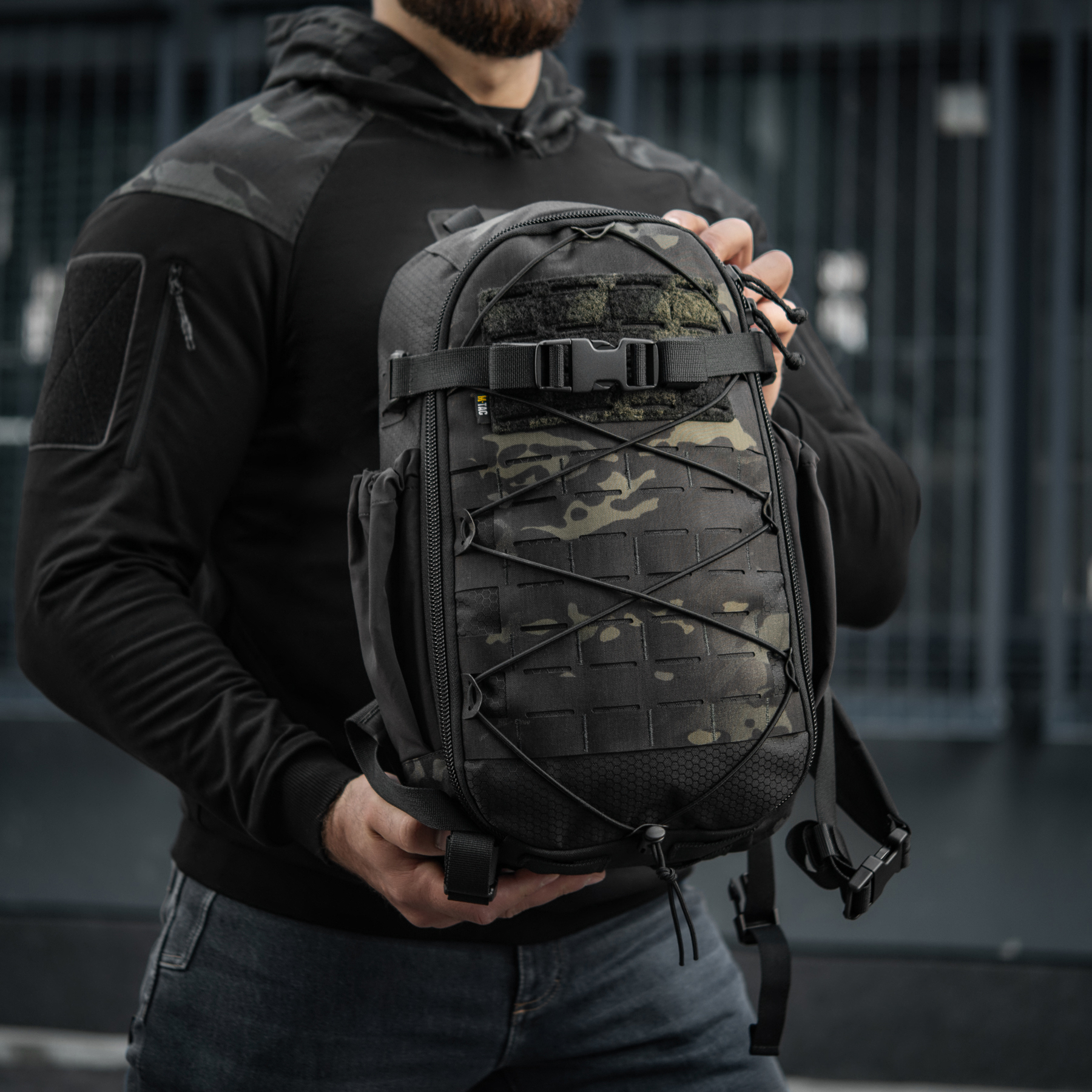 M-Tac рюкзак Sturm с эргономичными лямками Elite Multicam Black — 37