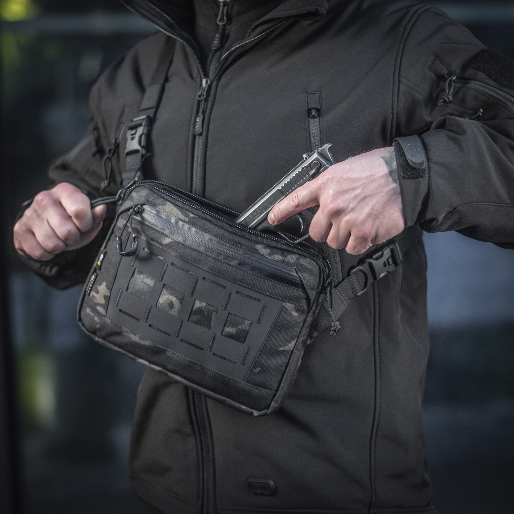 M-Tac сумка Admin Bag Elite Multicam Black/Black — 22