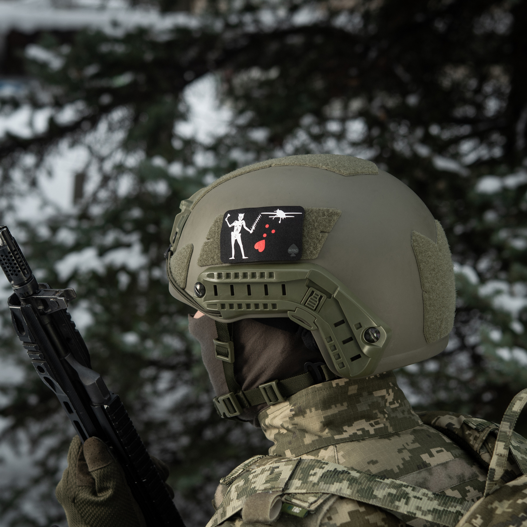 M-Tac нашивка прапор Чорна Борода Бобер Black — 13