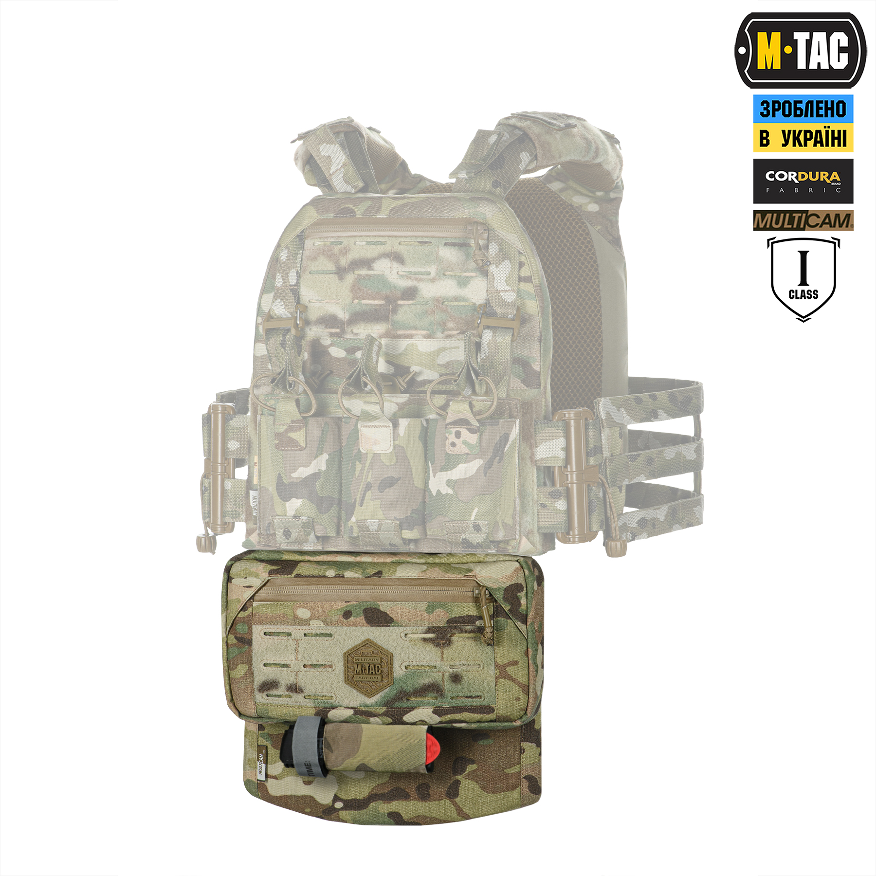 M-Tac защита живота с баллистическим пакетом 1 класс защиты (BRONYX) Multicam — 11
