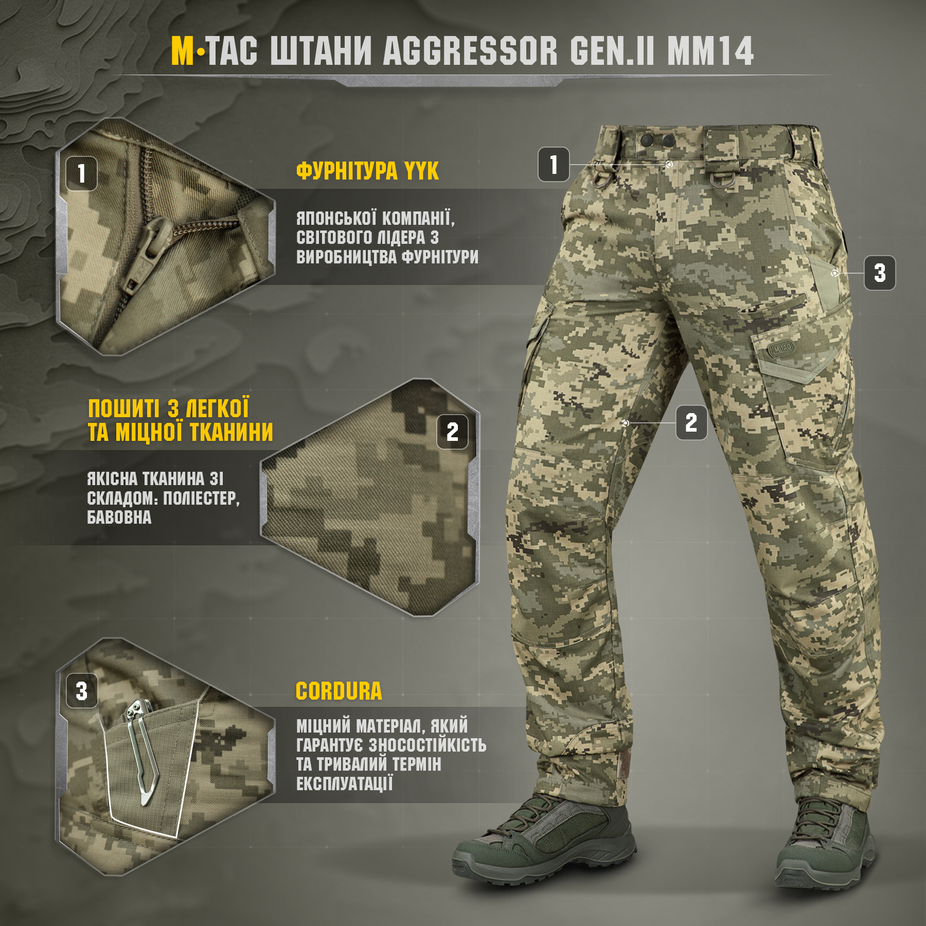 M-Tac брюки Aggressor Gen.II MM14 — 7