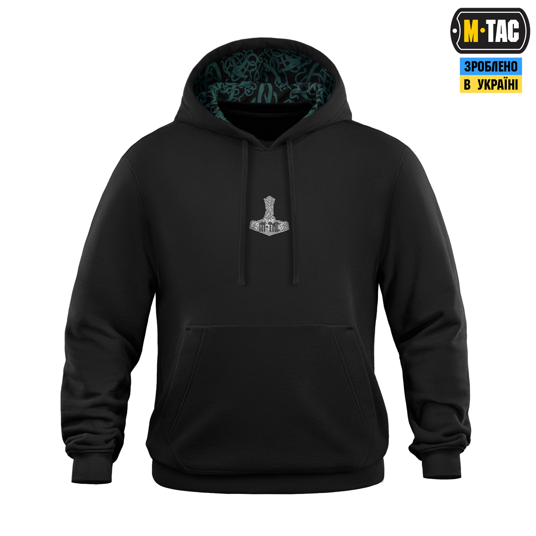 M-Tac кофта Hoodie Ragnarok Cotton Hard Black — 4