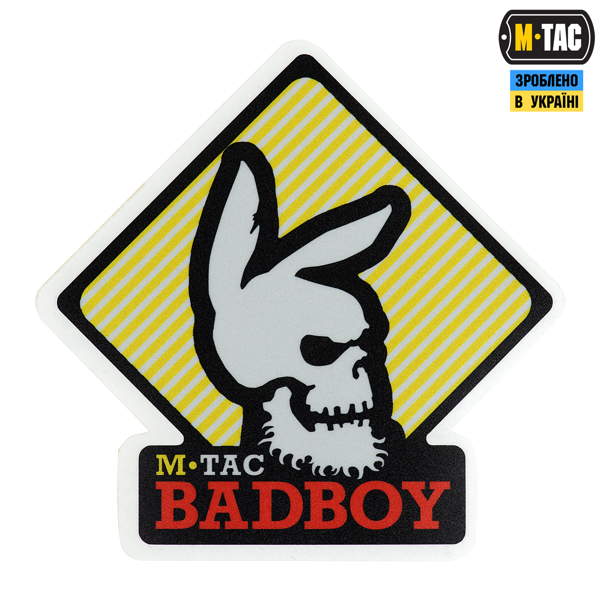 M-Tac наклейка Bad Boy светоотражающая Black — 2