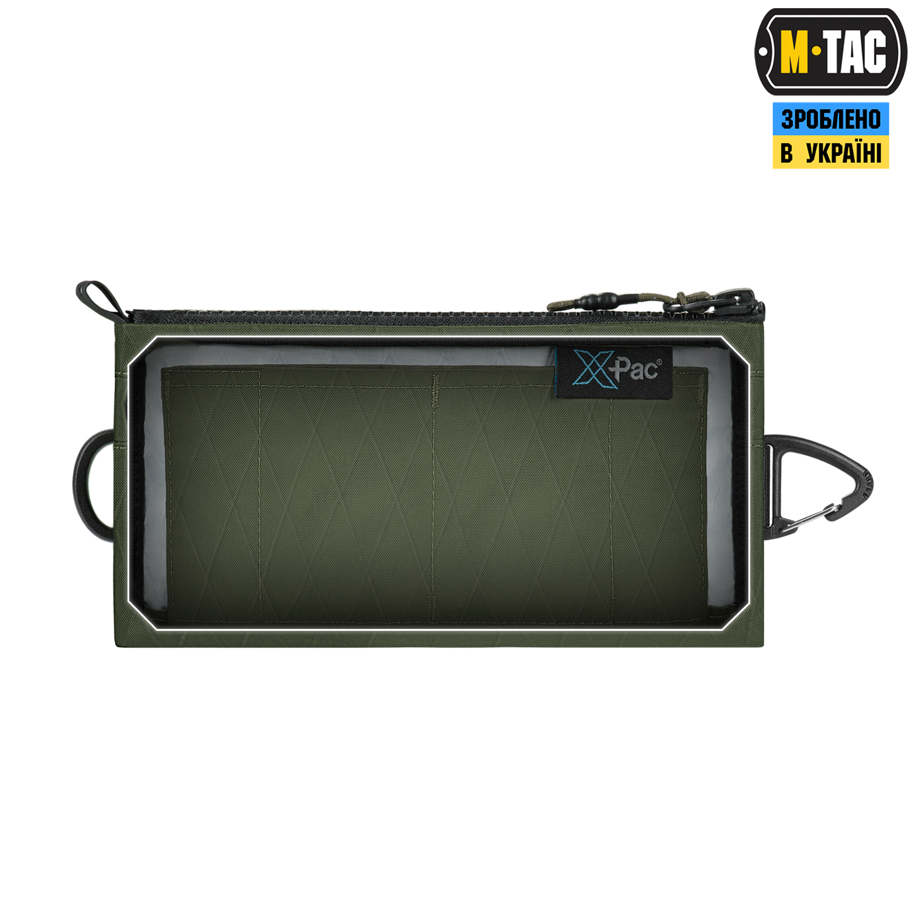M-Tac кошелек горизонтальный с карабином X-Pac Elite Ranger Green — 8
