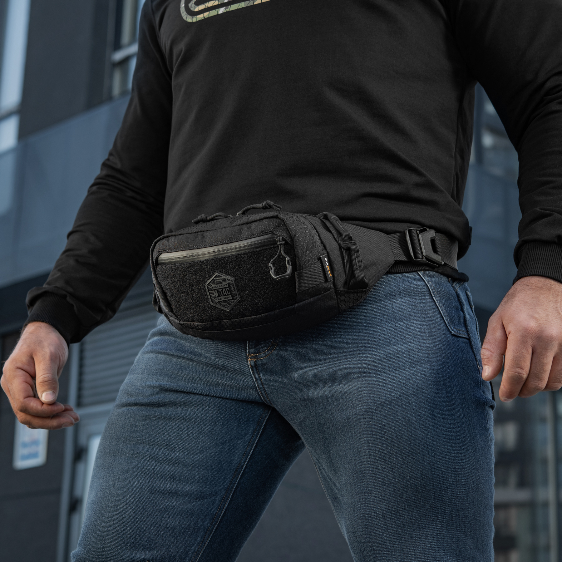 M-Tac сумка Waist Bag Hex Black — 12