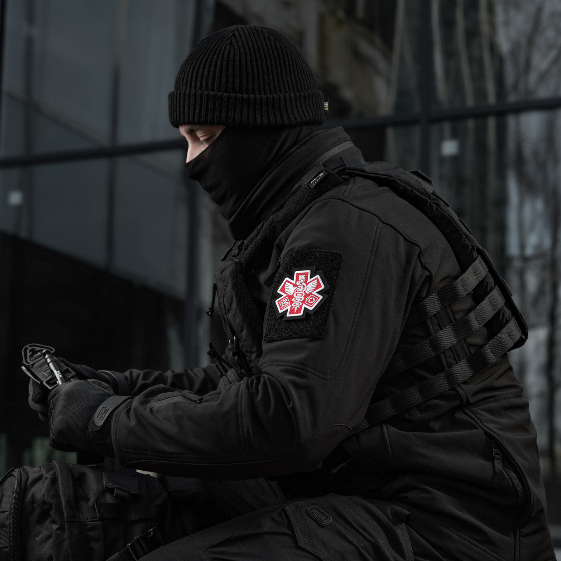 M-Tac нашивка Paramedic (вышивка) Black — 9
