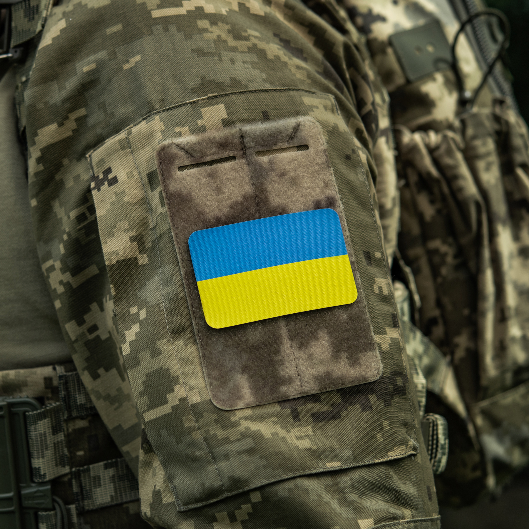 M-Tac нашивка флаг Украины (80х50 мм) Yellow/Blue — 9