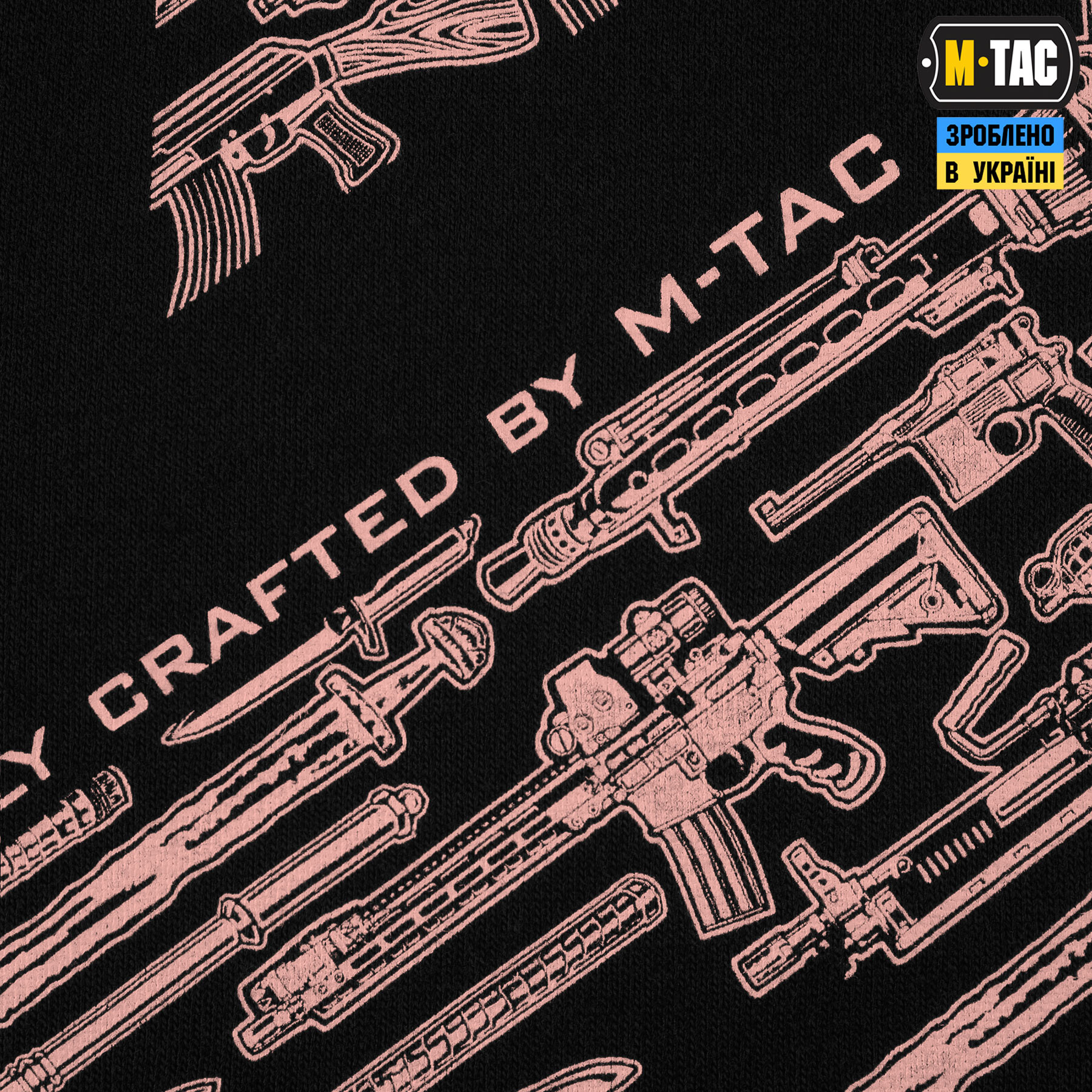 M-Tac футболка WAR Cotton Hard Black/Ash Rose — 7