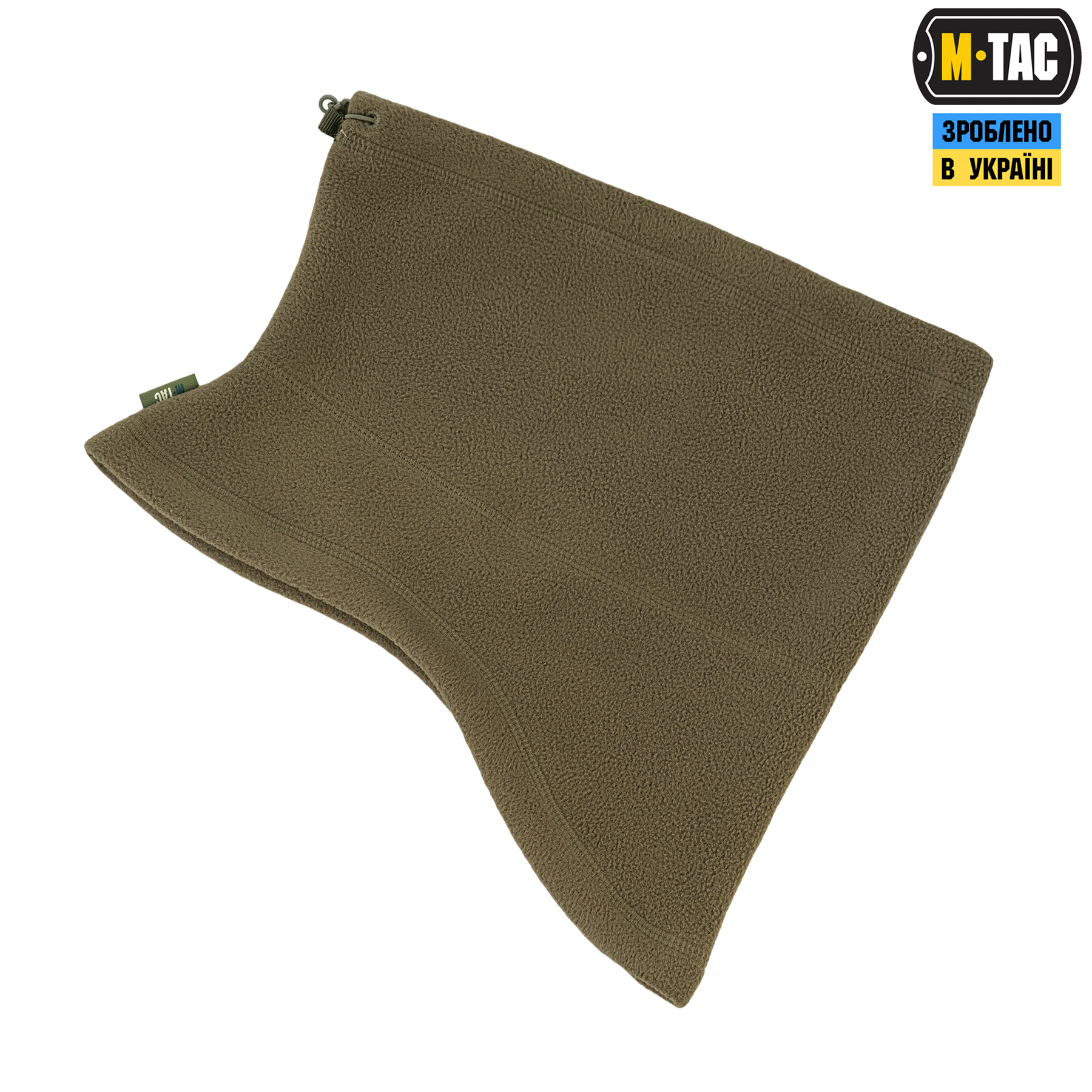 M-Tac шарф-труба анатомический с затяжкой Elite флис (320г/м2) Dark Olive — 4