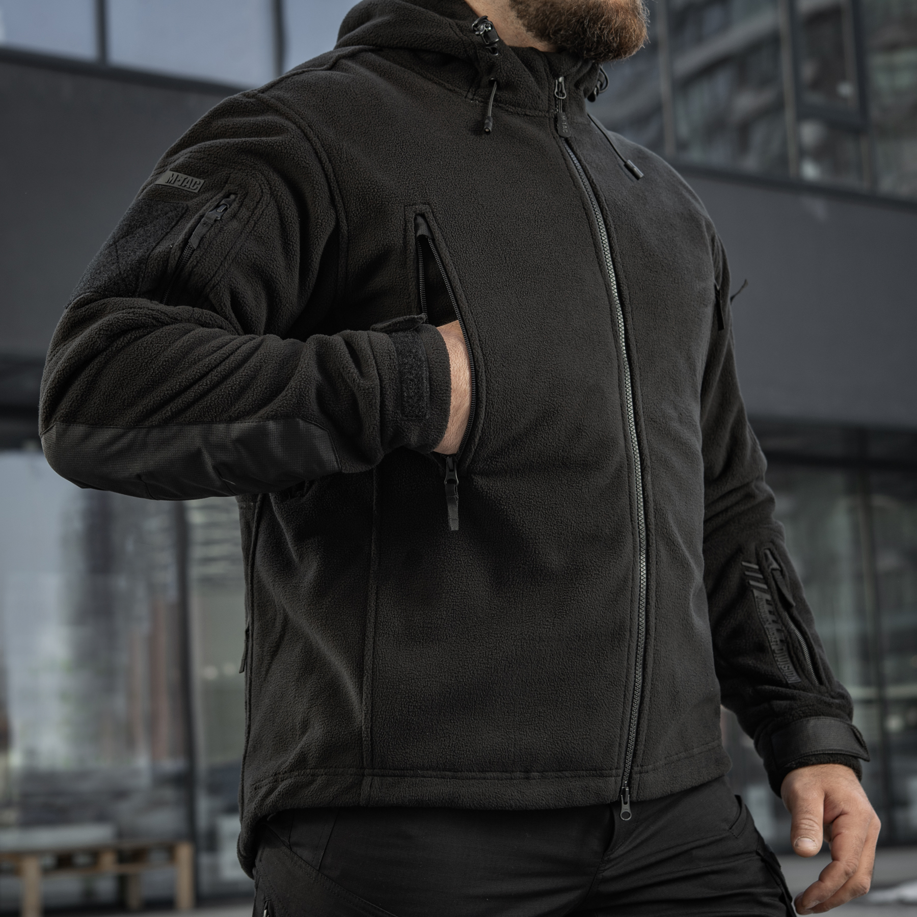 M-Tac куртка флисовая Windblock Division Gen.II Black — 22