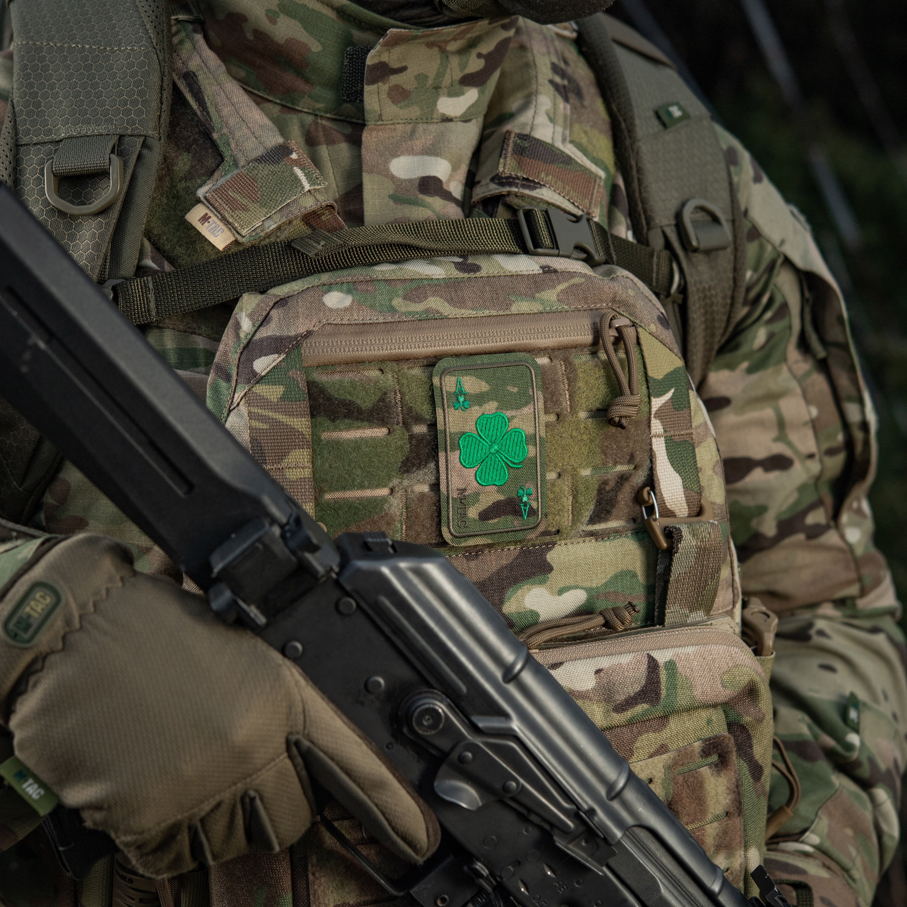 M-Tac нашивка Фартовая Карта (вышивка) Multicam — 4