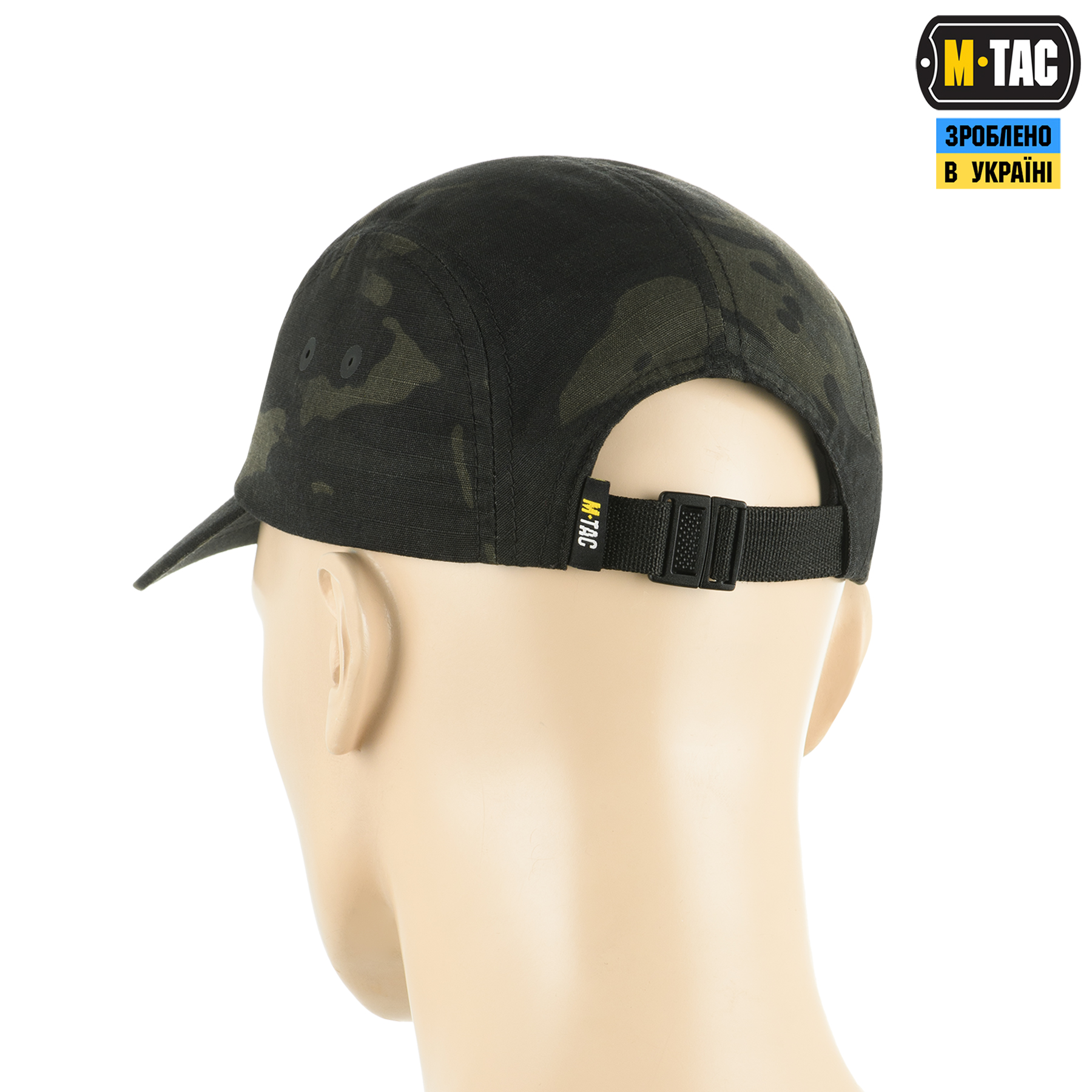 M-Tac бейсболка Five Panel NYCO Extreme Multicam Black — 4