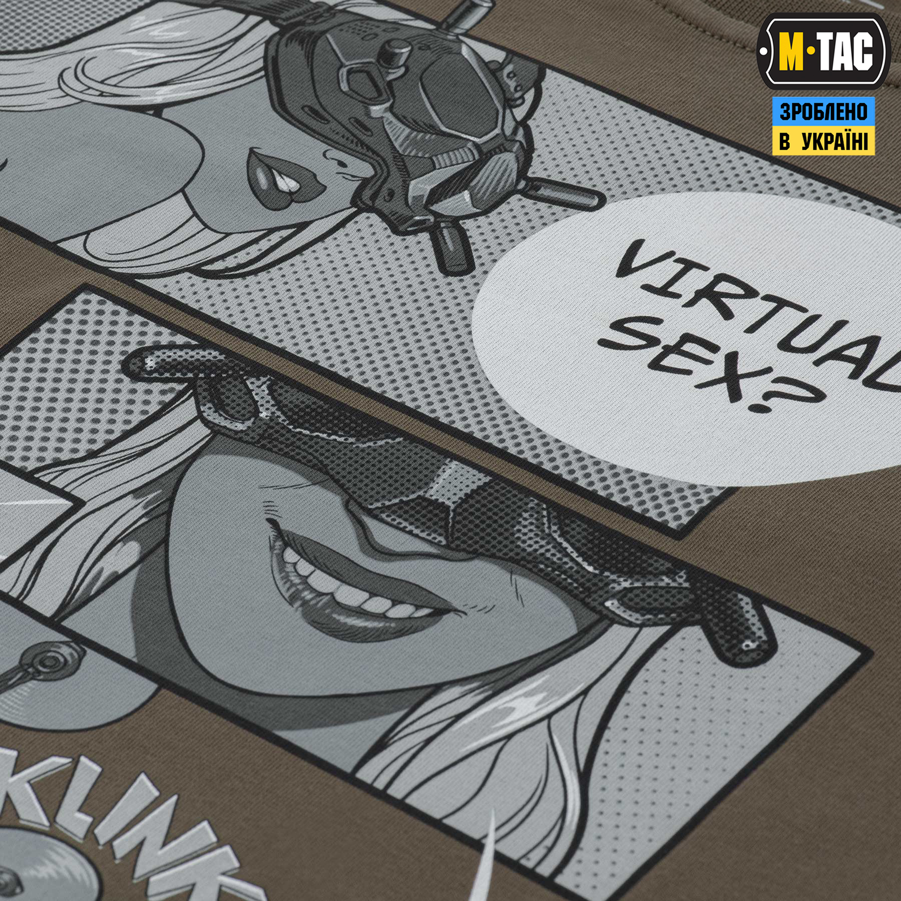M-Tac футболка Comics Drone Girl Dark Olive — 7