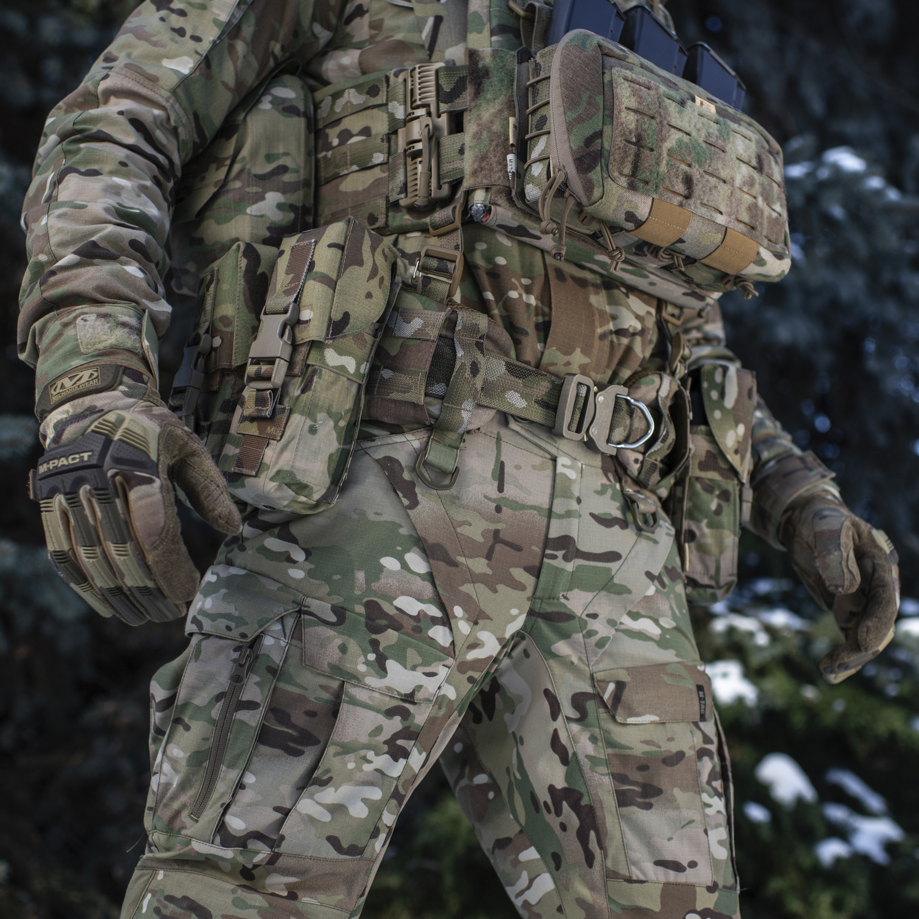 M-Tac пояс тактический War Belt ARMOR Tegris D-Ring Cobra Multicam — 28