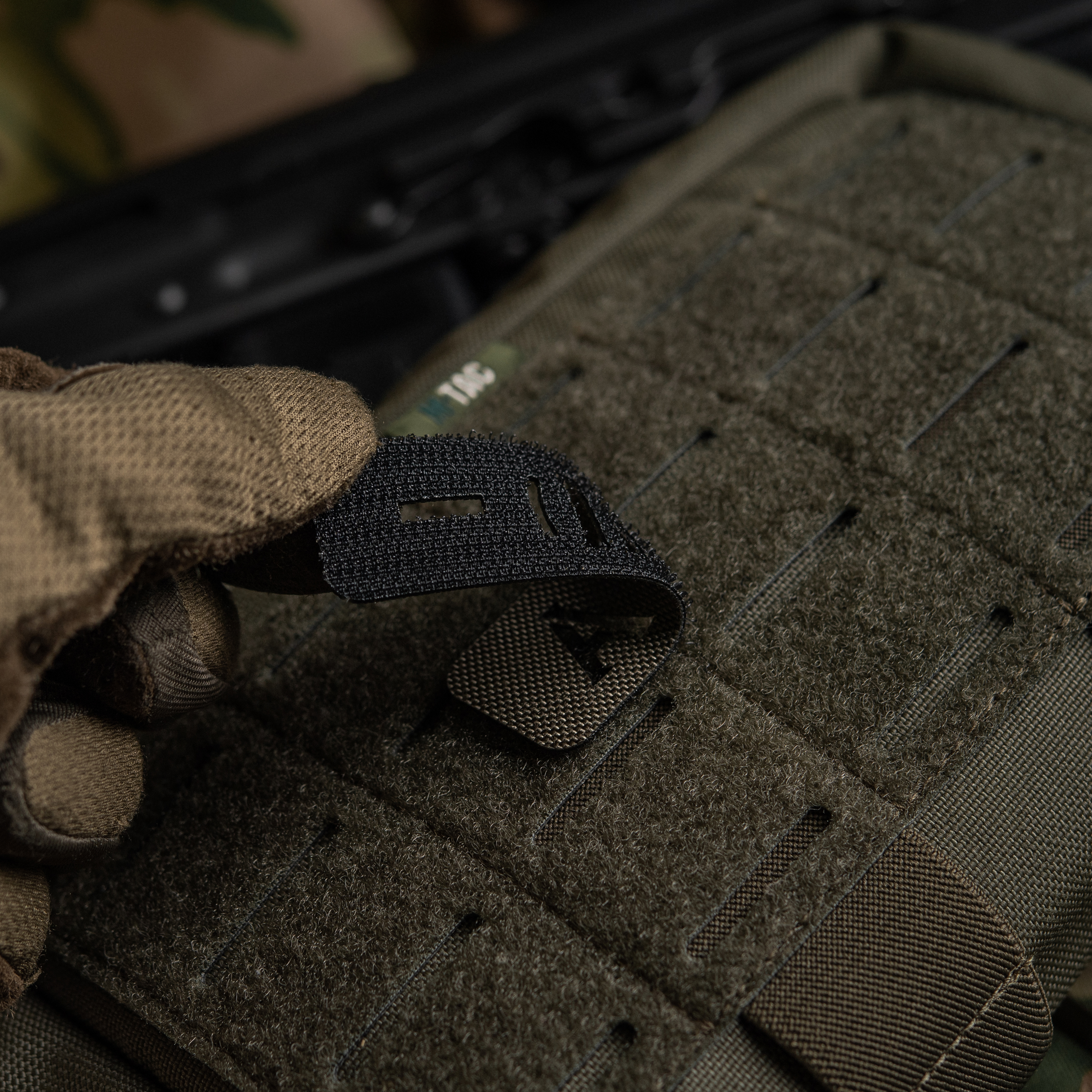 M-Tac нашивка группа крови A (II) - сквозная Laser Cut 25х80 Ranger Green — 5