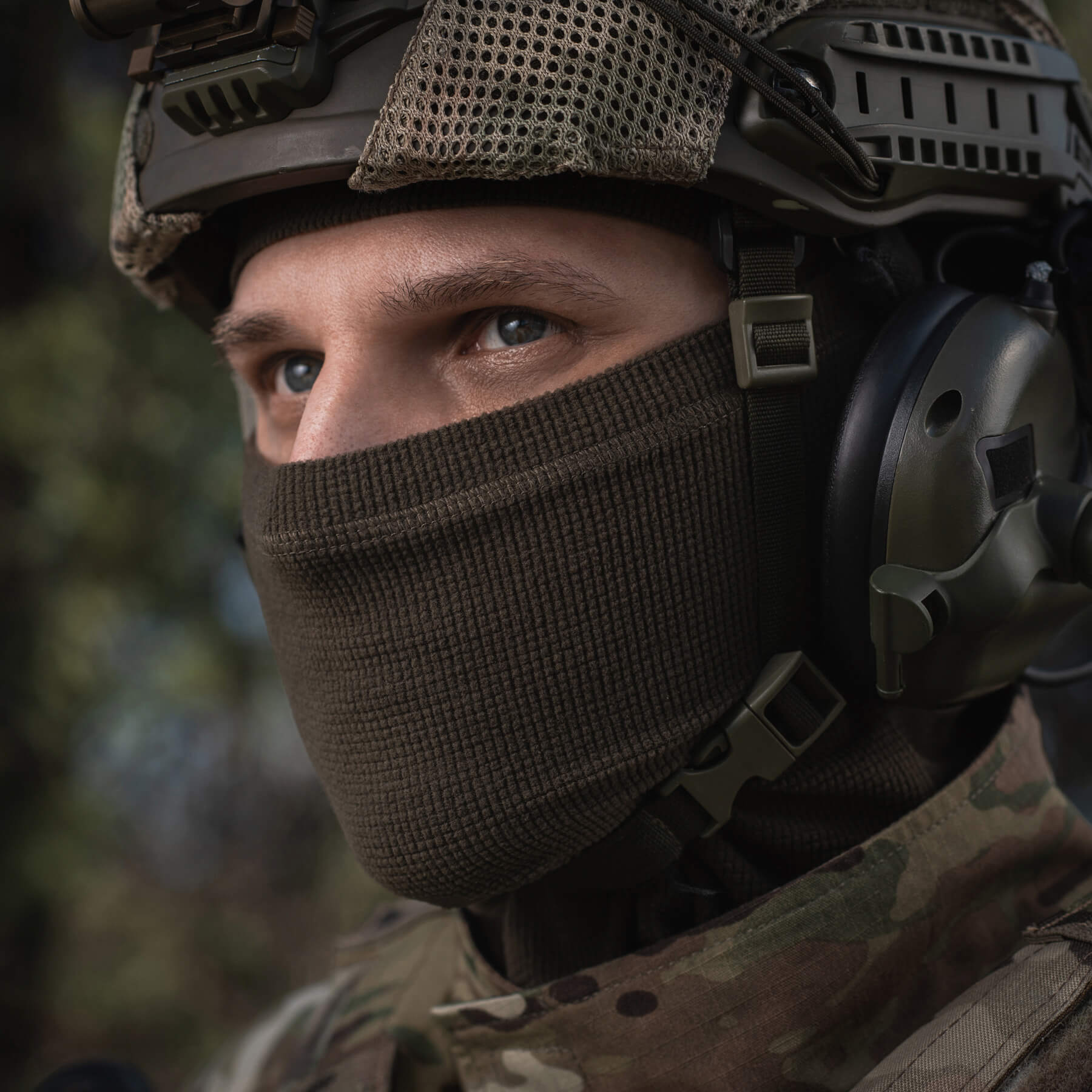 M-Tac балаклава-ниндзя Basic микрофлис рип-стоп Dark Olive — 11