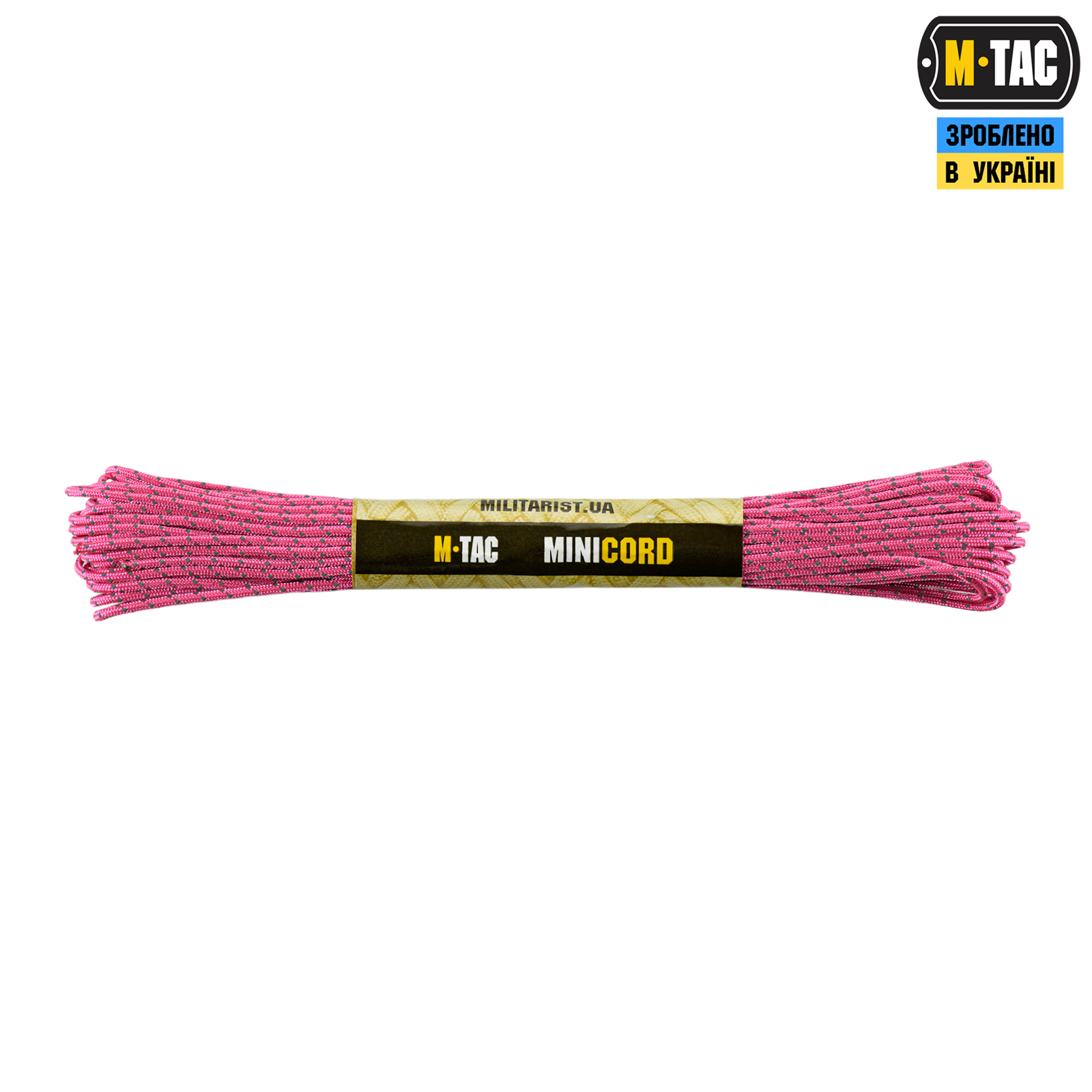 M-Tac паракорд Minicord 15m Reflective Neon Pink — 2