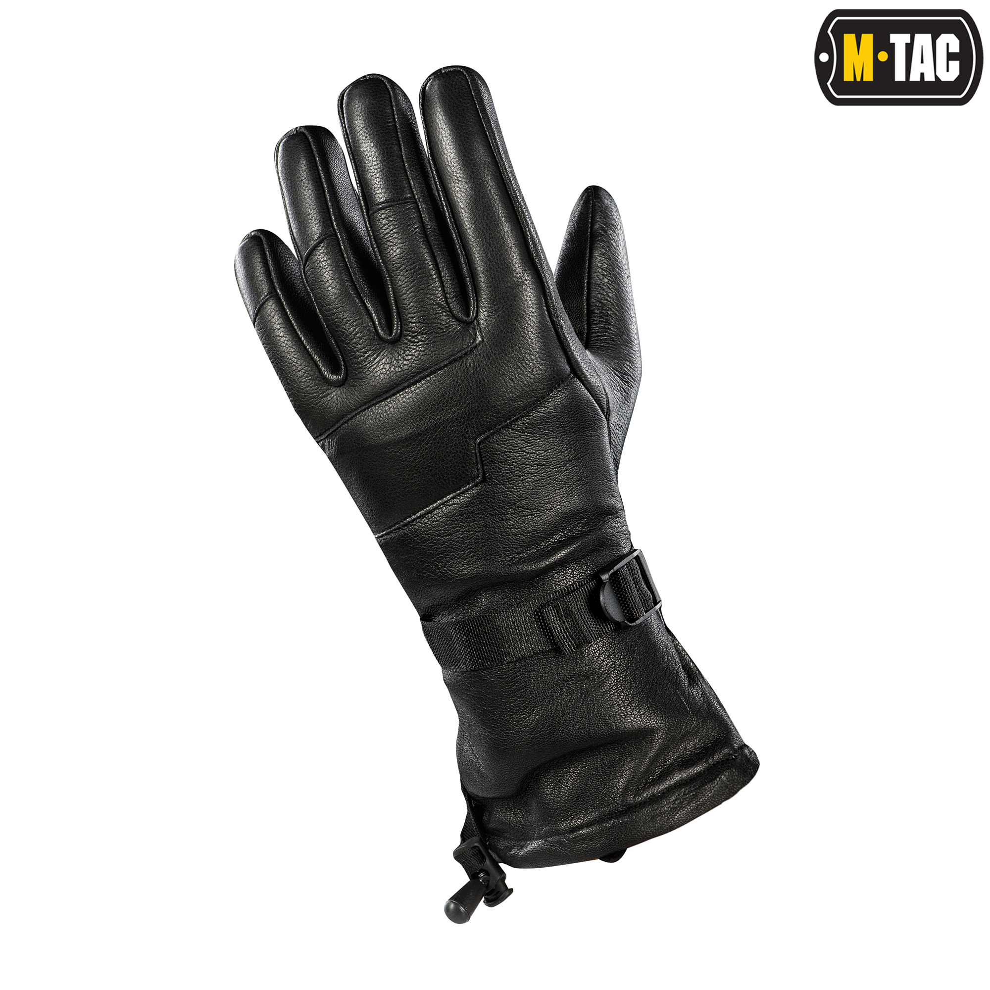 M-Tac перчатки зимние кожаные Black — 3