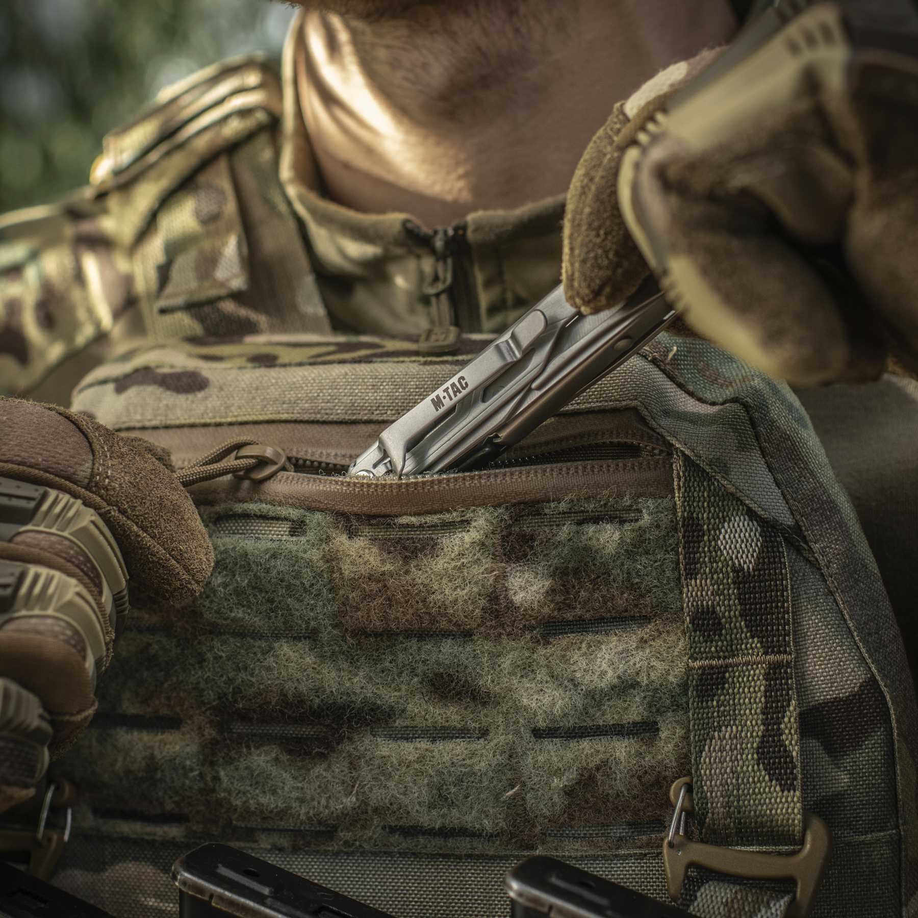 M-Tac нож складной Type 10 (5 инструментов) Steel — 21