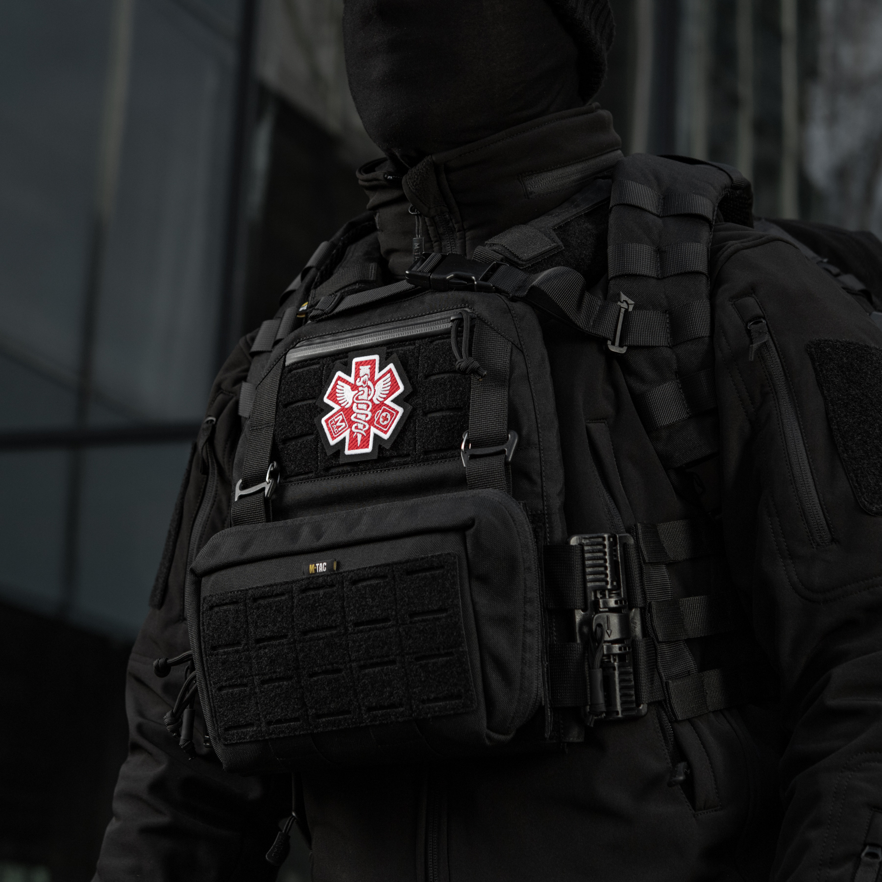 M-Tac нашивка Paramedic (вышивка) Black — 3