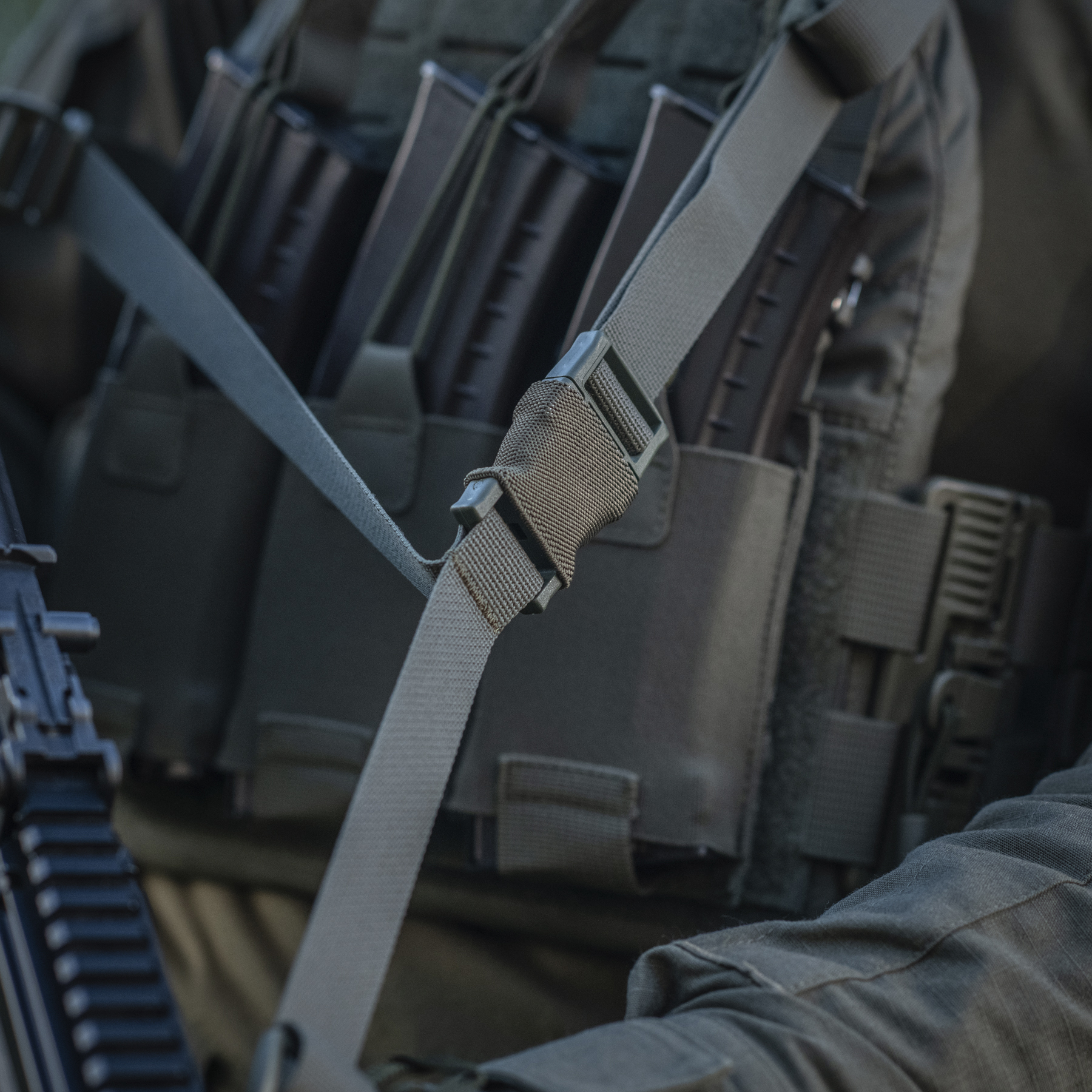 M-Tac ремень оружейный трехточечный Ranger Green — 8