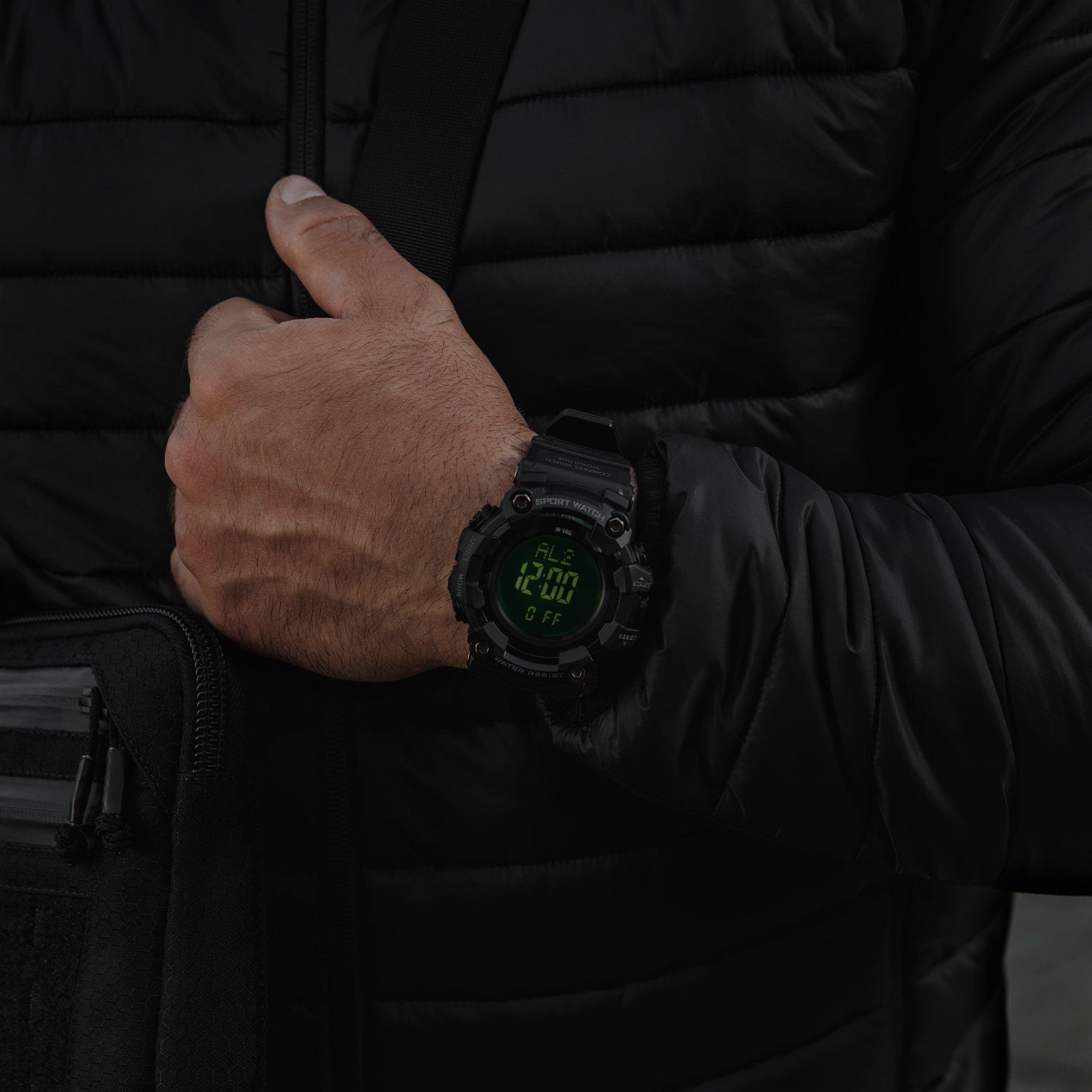 M-Tac часы тактические 2037 Black — 7