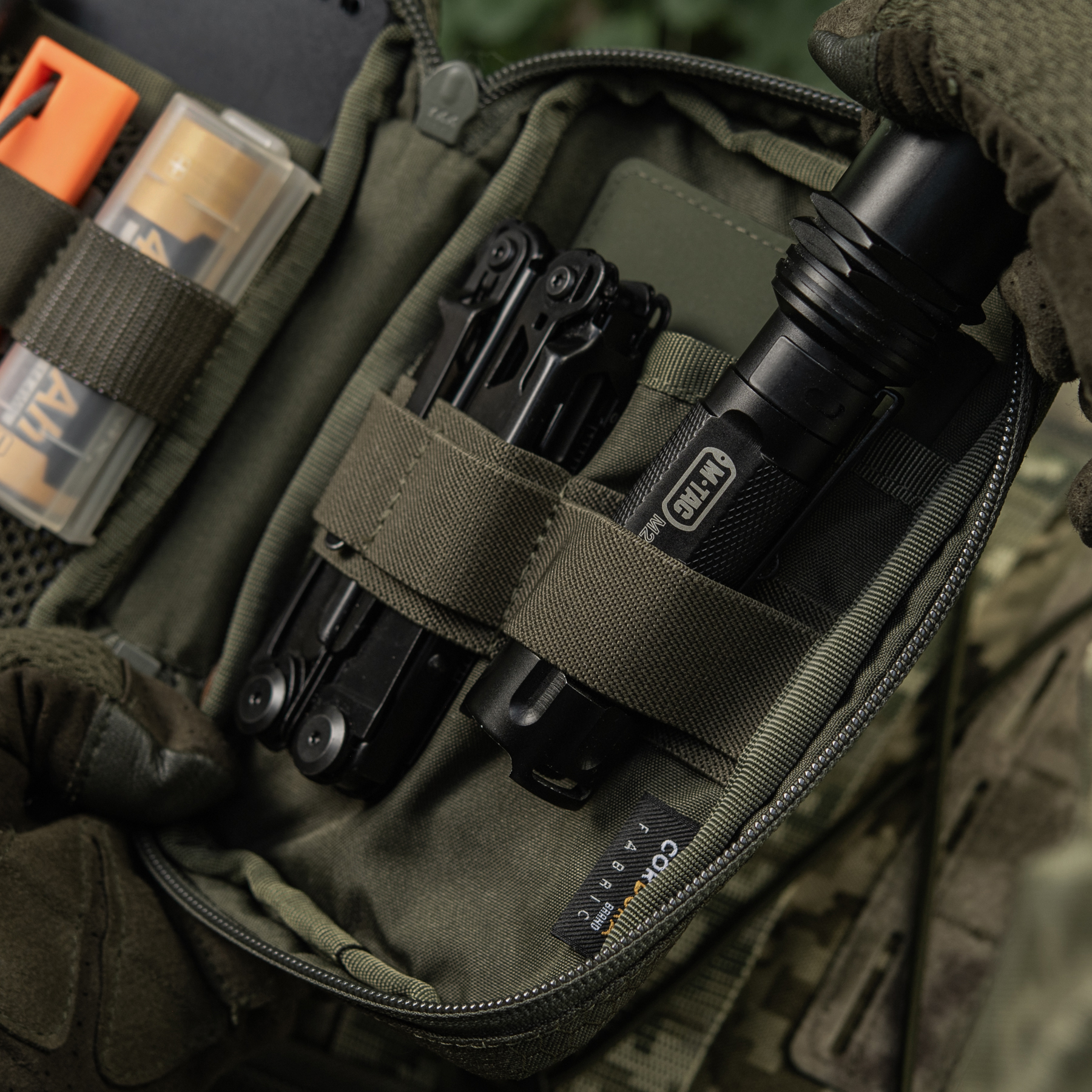 M-Tac EDC Pocket HEX Elite Ranger Green — 29