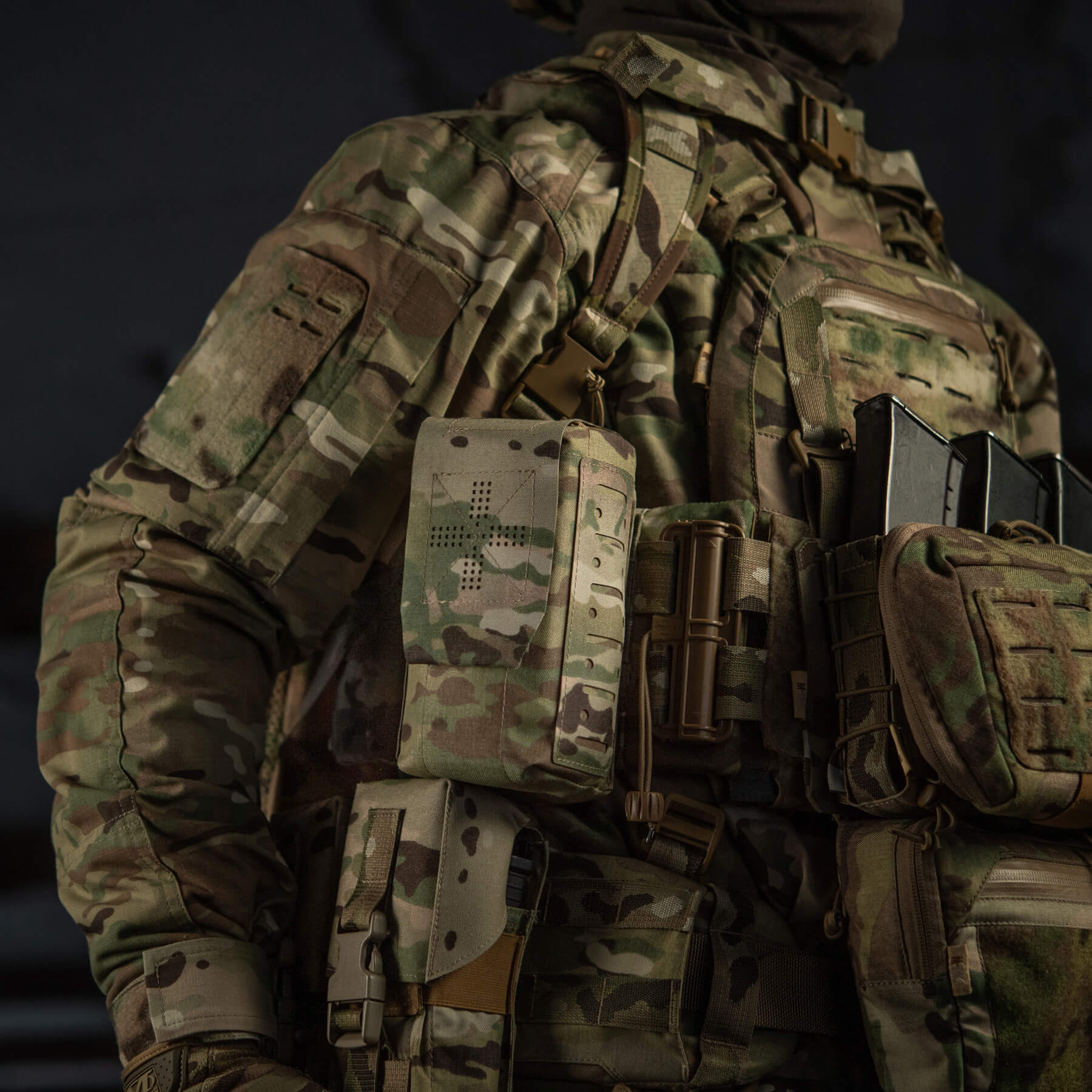 M-Tac подсумок медицинский вертикальный Small Gen.II Elite Multicam — 15