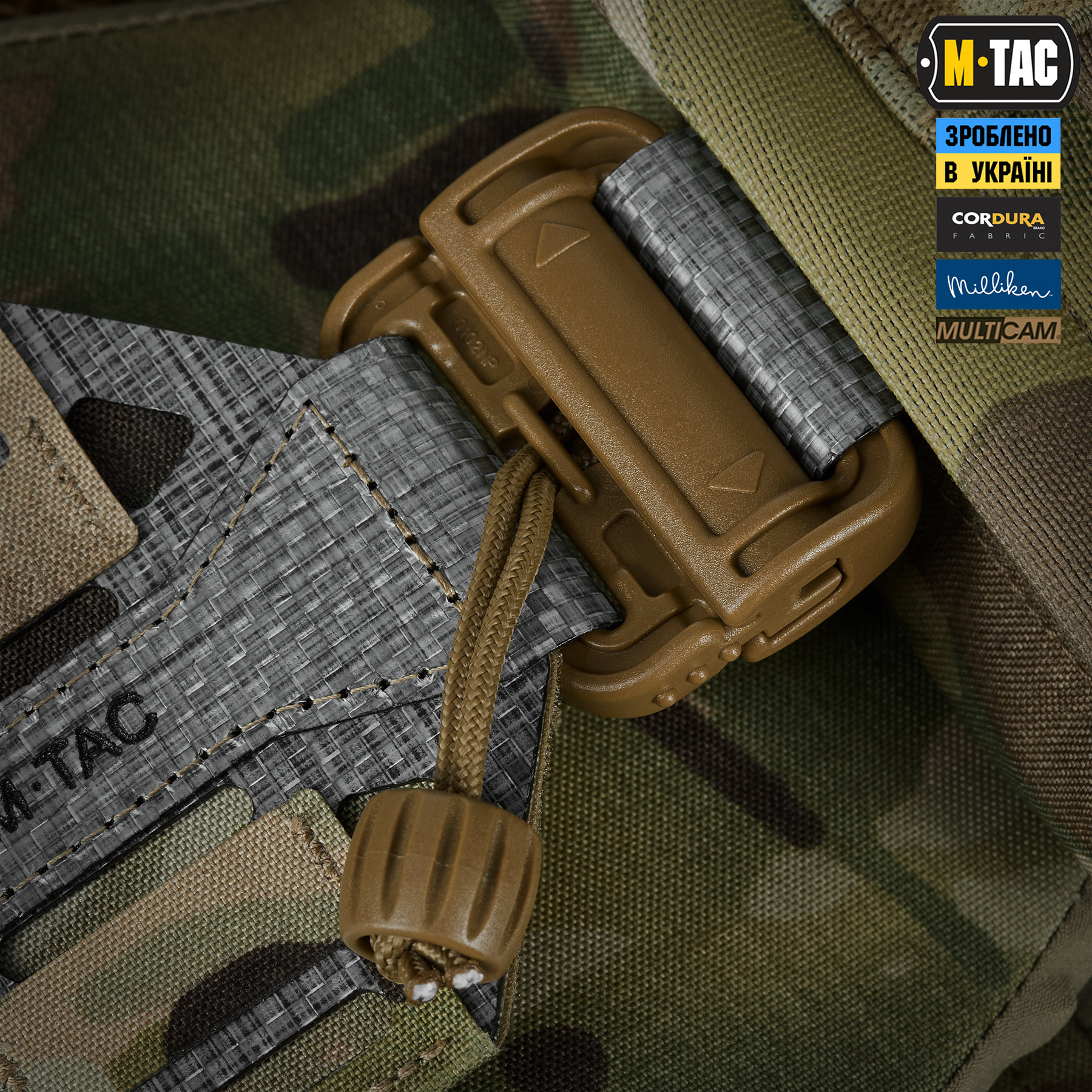 M-Tac плитоноска Cuirass Tiger Elite (розмір плити L) Multicam — 8
