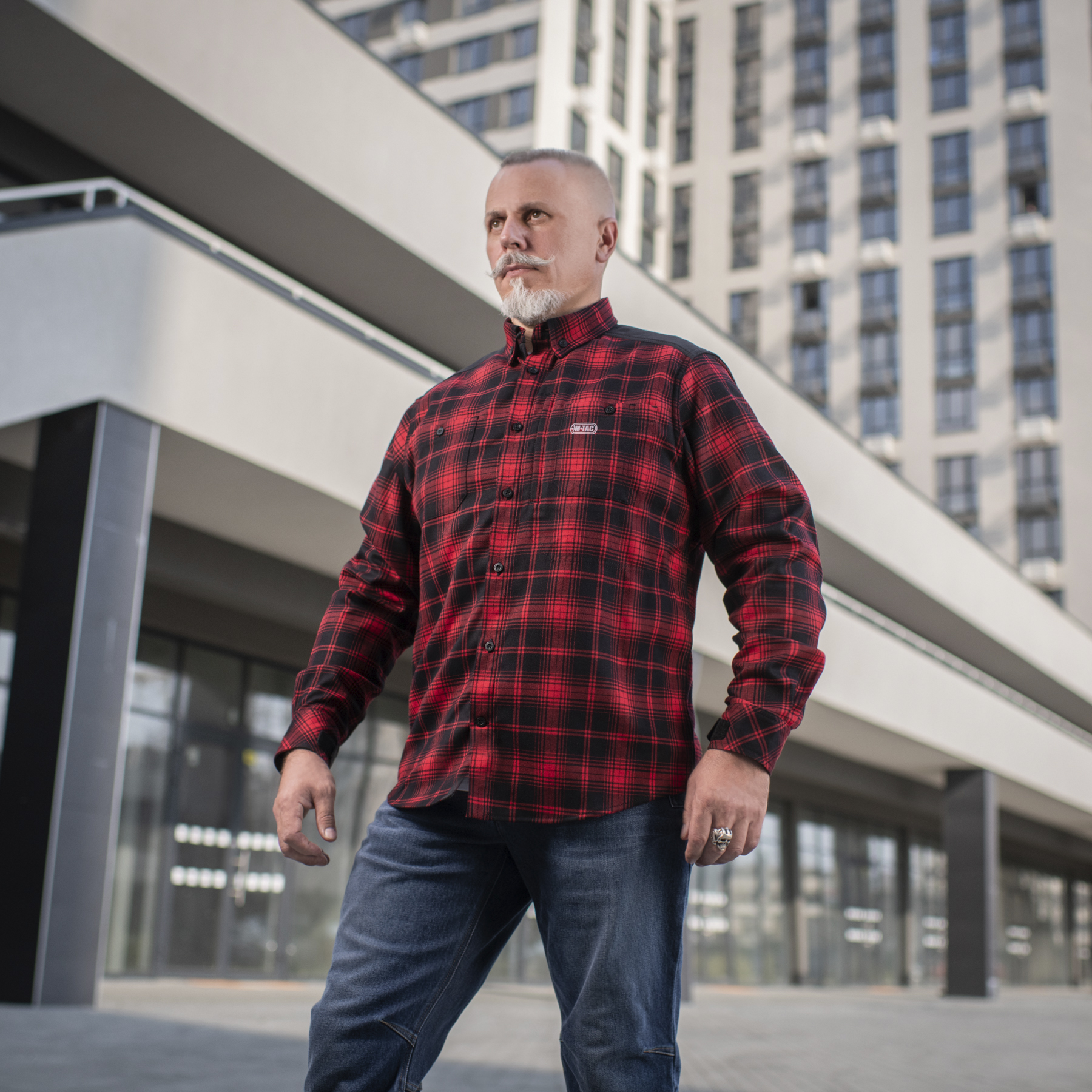 M-Tac рубашка Redneck Shirt Red/Black — 7