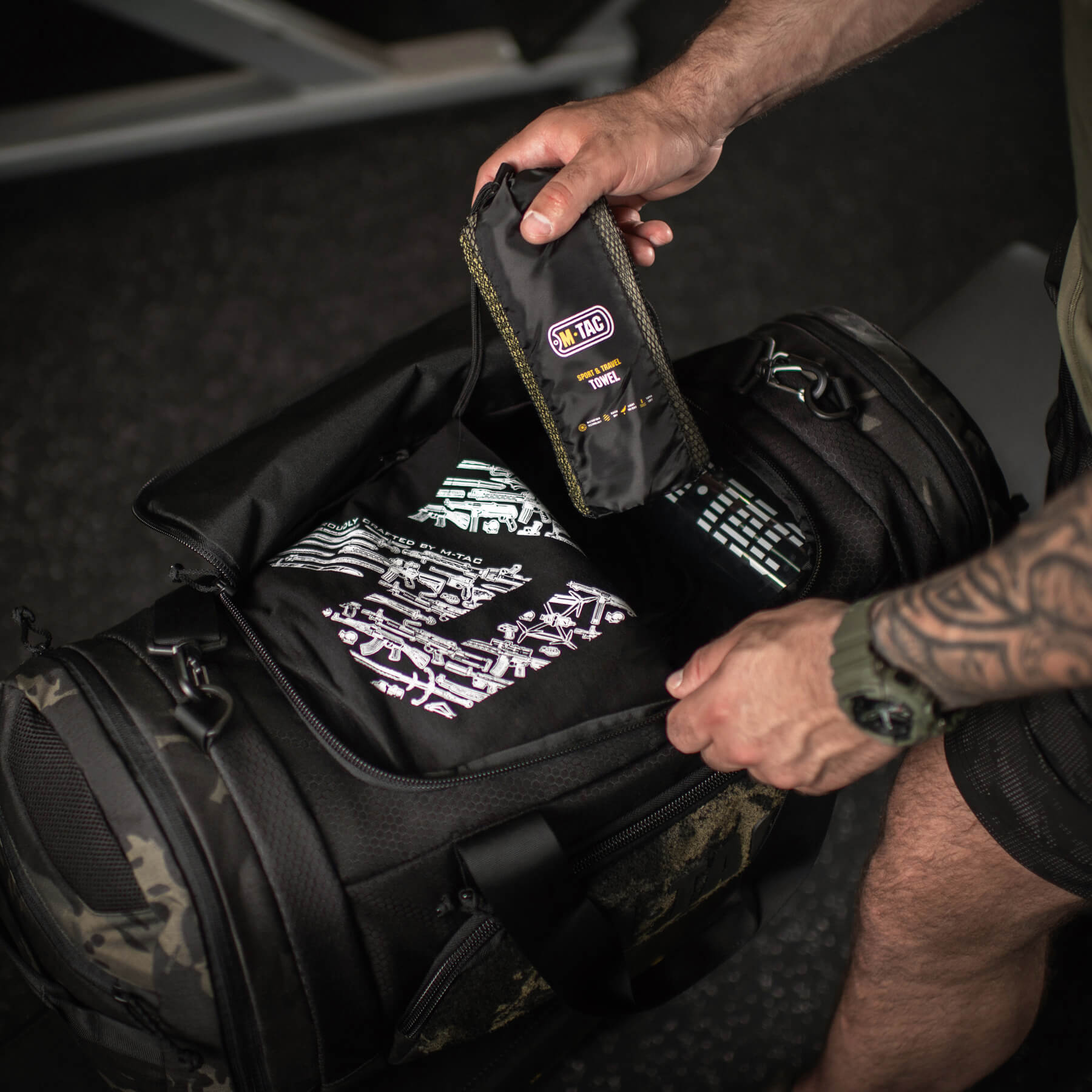 M-Tac сумка-баул Sport 45л Elite Multicam Black — 45