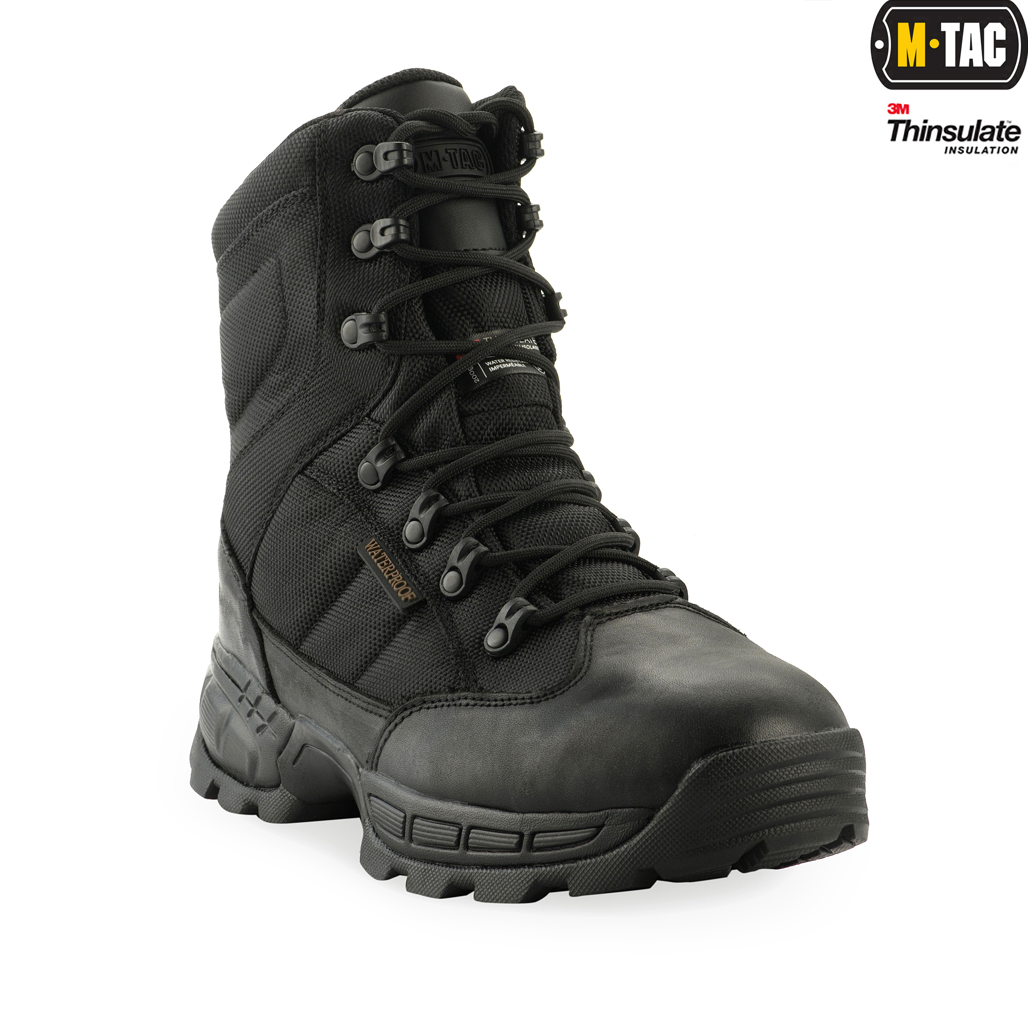 M-Tac ботинки тактические зимние Thinsulate Black — 3