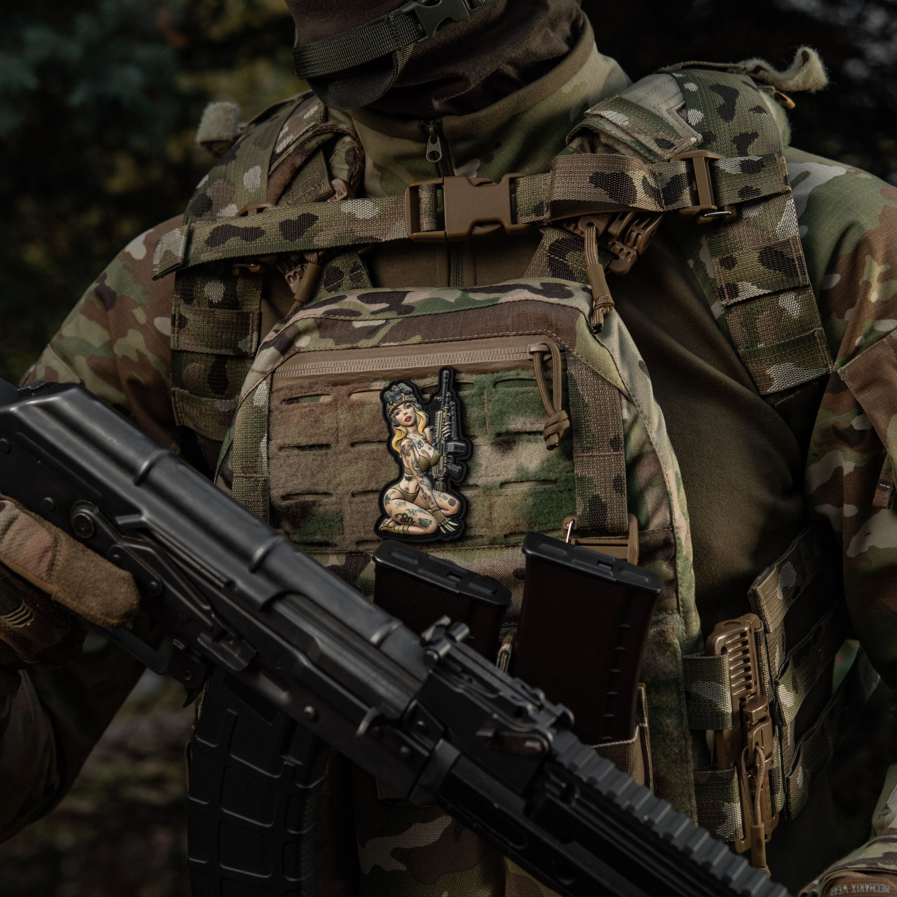 M-Tac нашивка girl №5 PVC Hooligan — 3