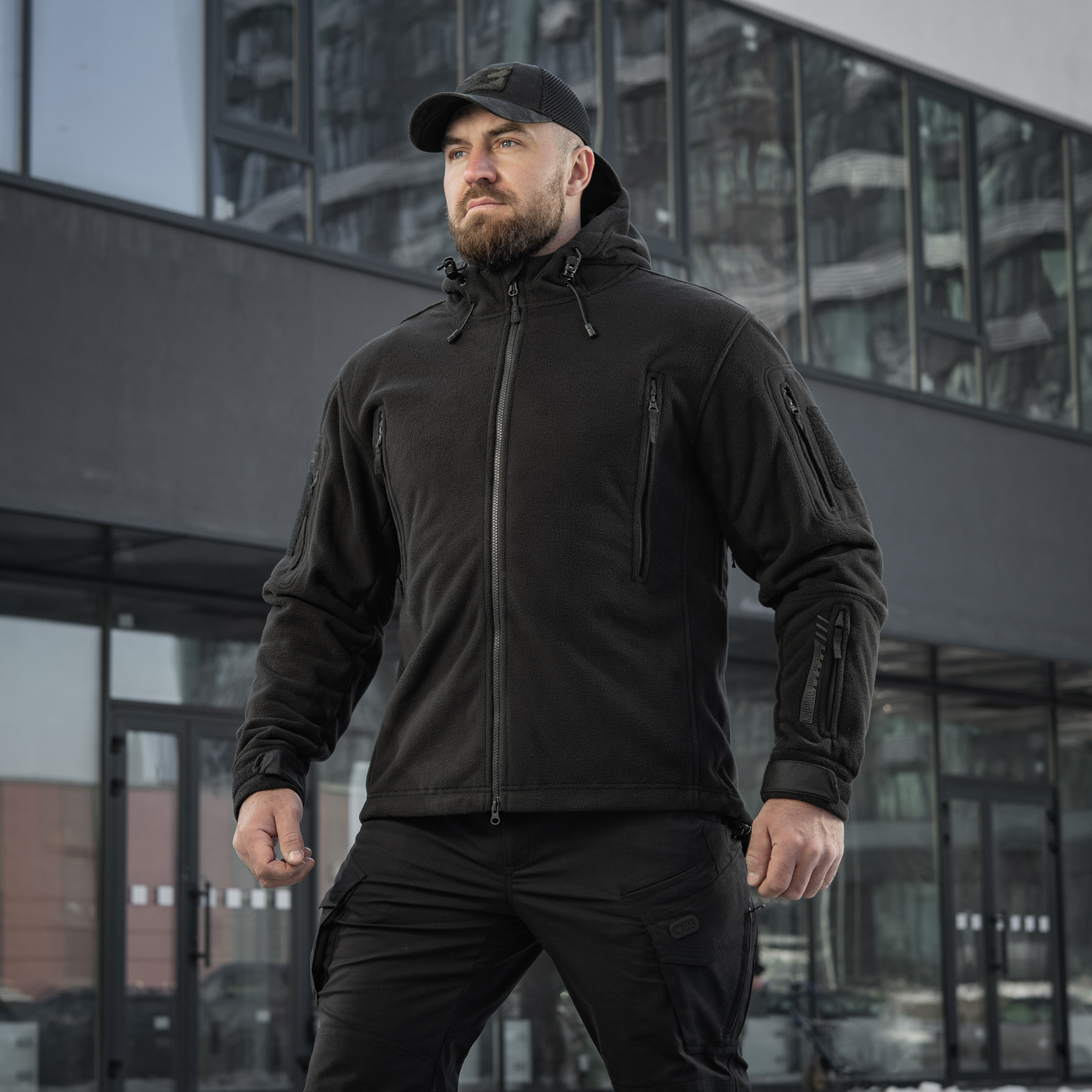 M-Tac куртка флисовая Windblock Division Gen.II Black — 14
