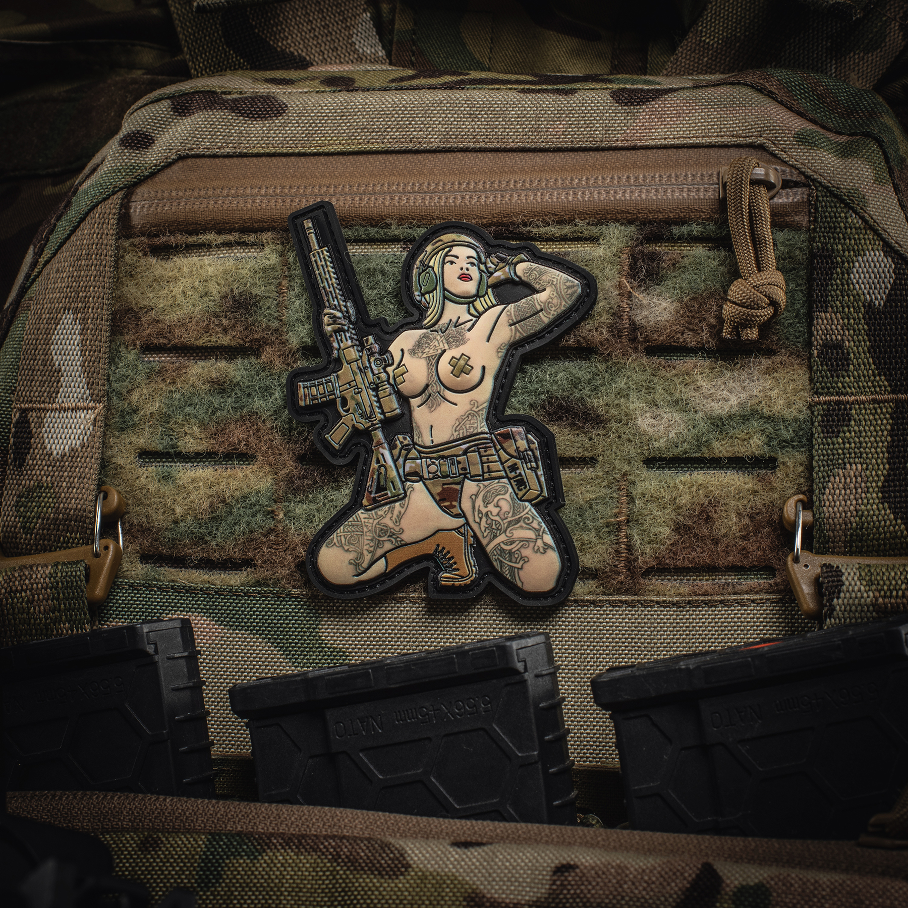 M-Tac нашивка girl №1 Skandinavik PVC MC — 4