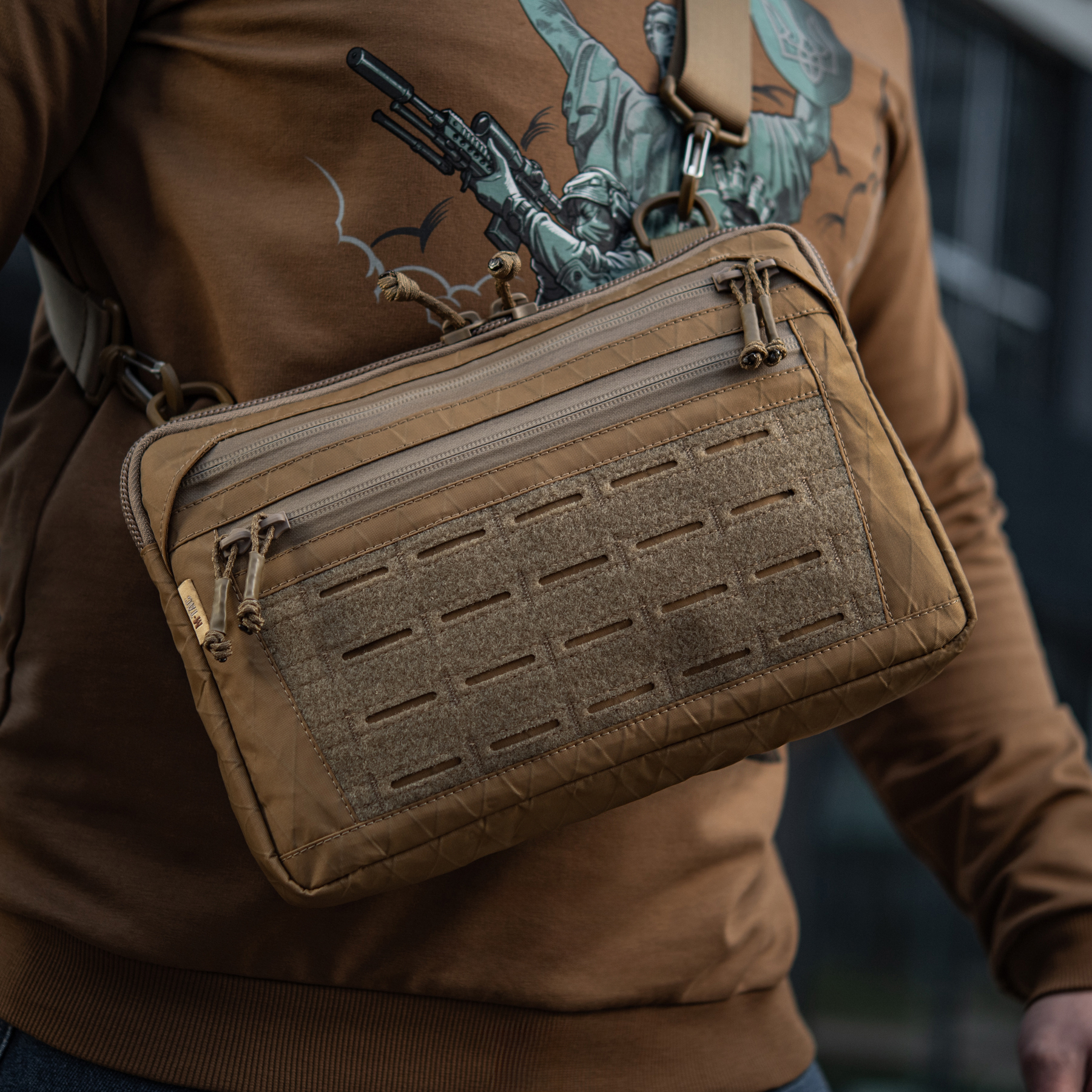 M-Tac сумка Admin Bag Medium X-Pac Elite з липучкою Coyote — 14