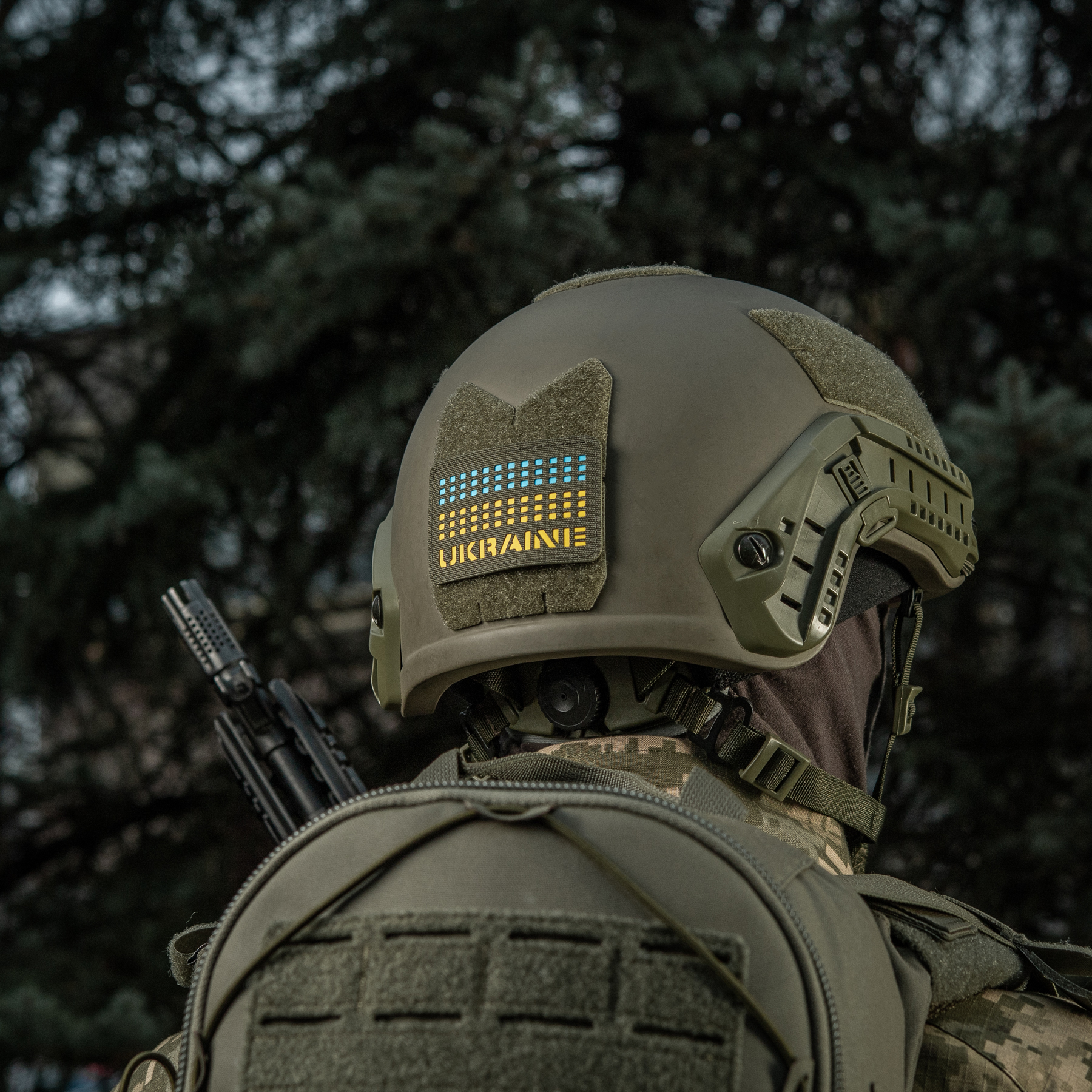 M-Tac нашивка Ukraine Laser Cut Ranger Green/Yellow/Blue/GID — 16