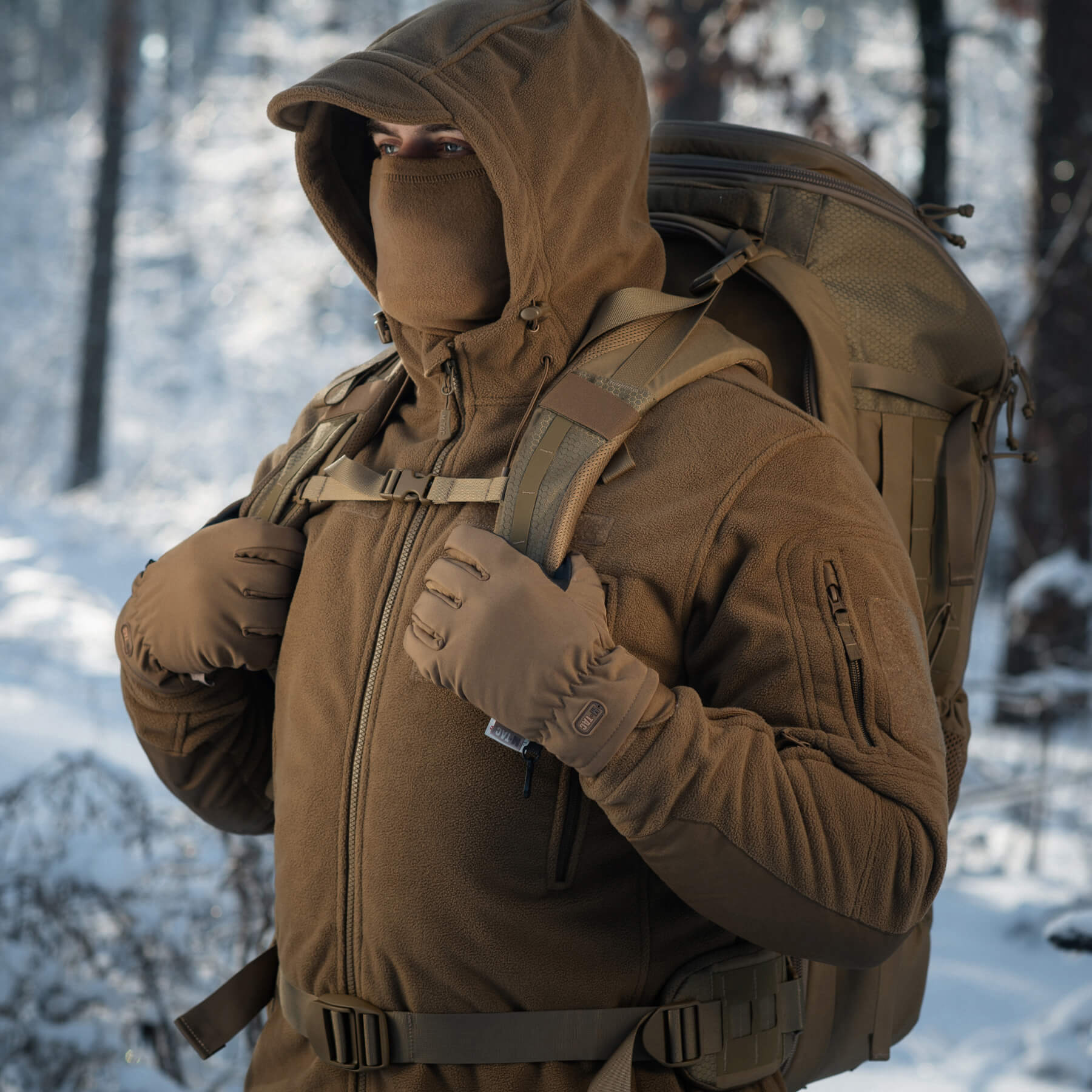 M-Tac перчатки Soft Shell Thinsulate Coyote Brown — 15