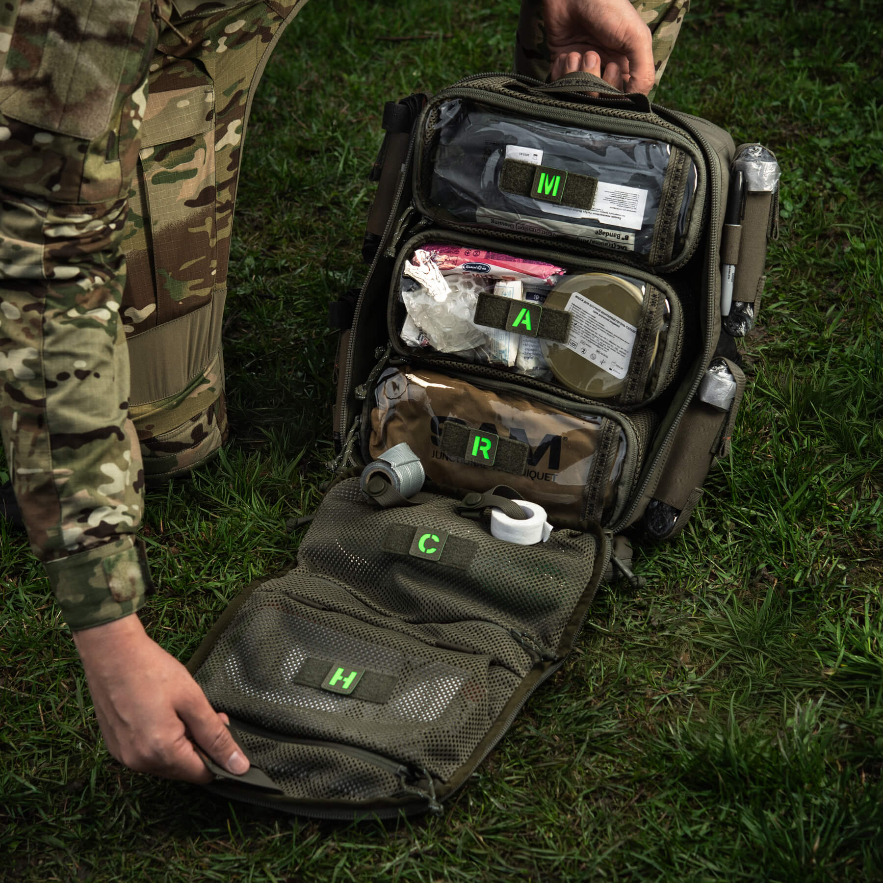 M-Tac нашивка MARCH Ranger Green/Green/GID — 12