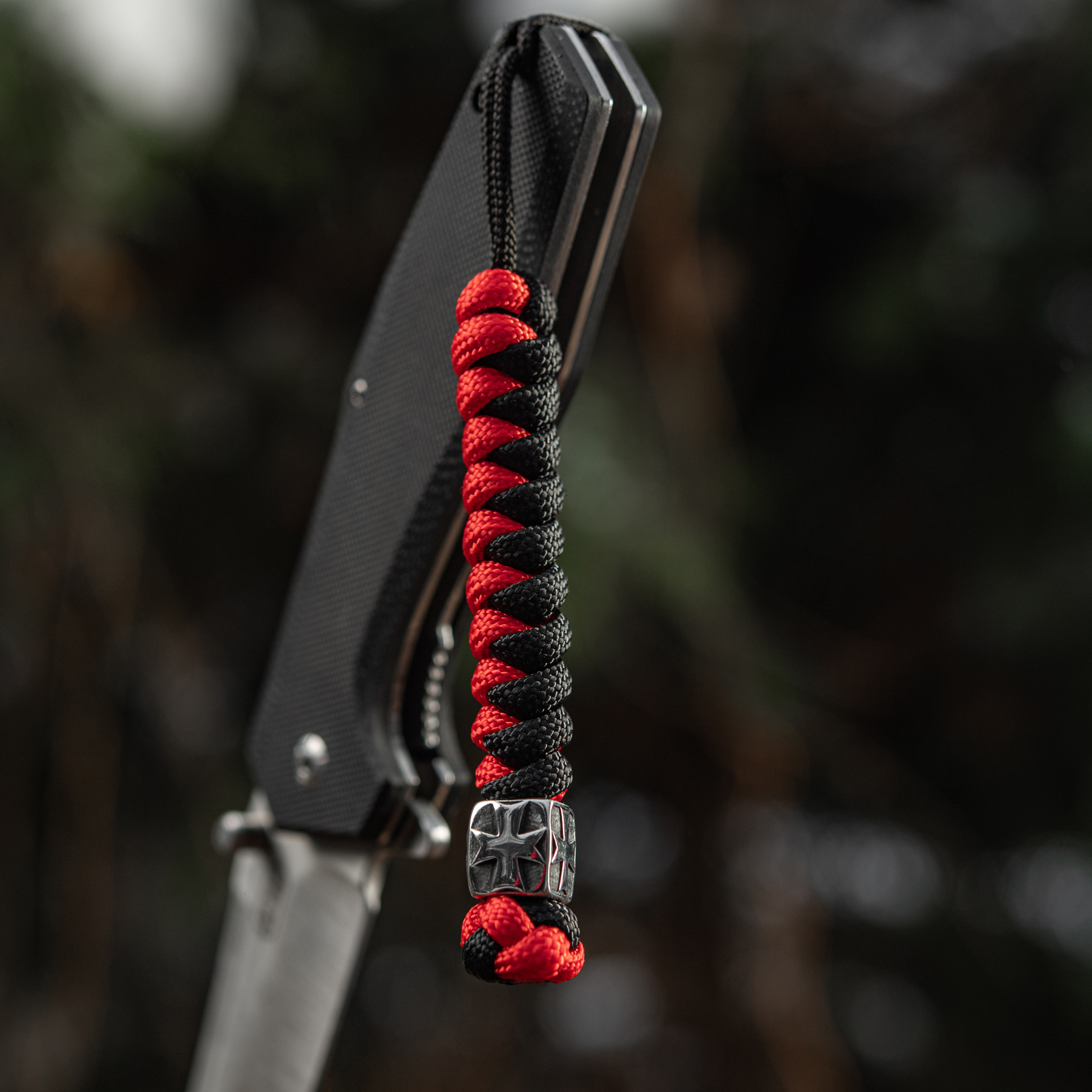 M-Tac темляк Viper Козацкий Крест Steel Black&Red — 7
