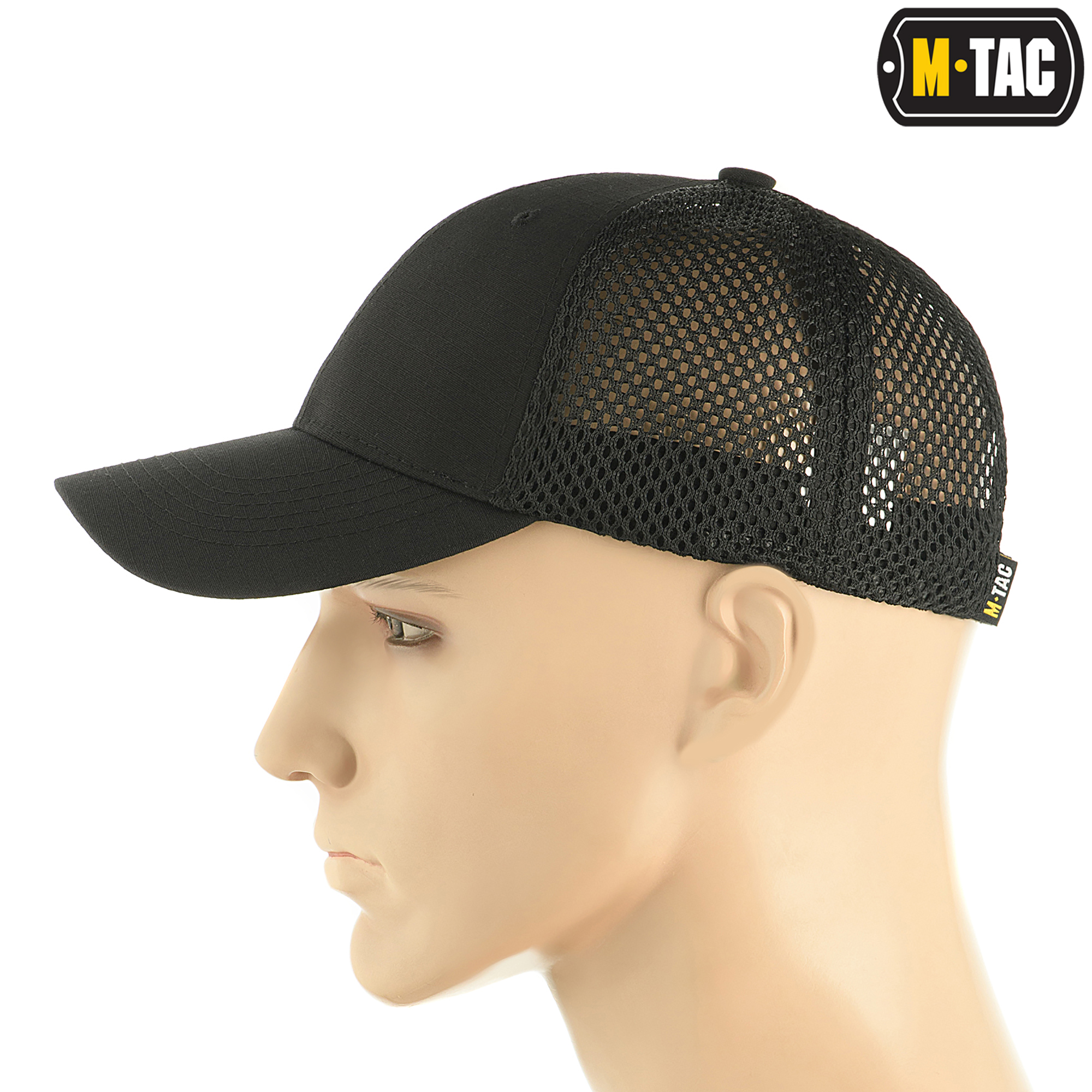 M-Tac бейсболка с сеткой Flex рип-стоп Black — 3