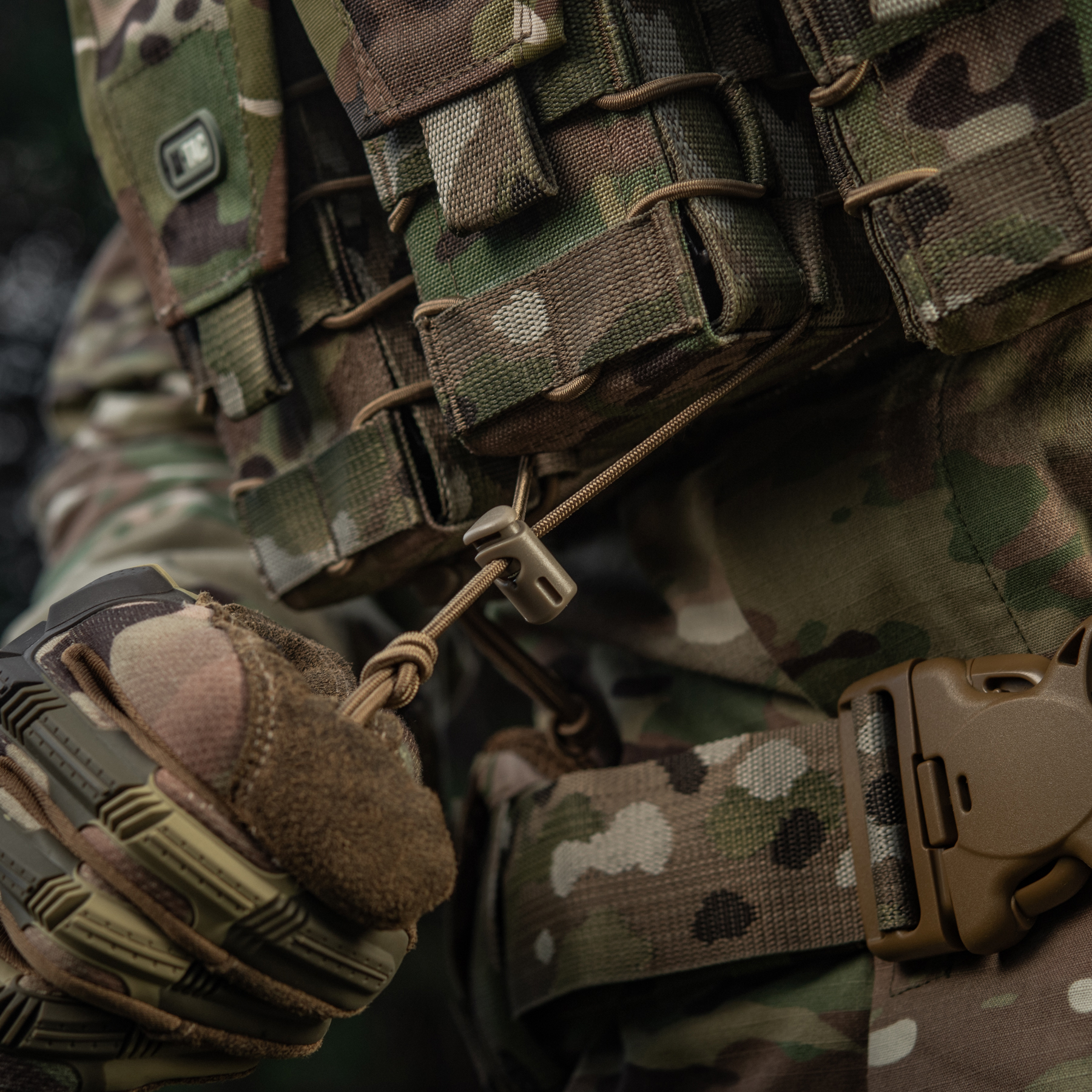 M-Tac подсумок для АК двойной с клапаном Gen.3 Multicam — 9