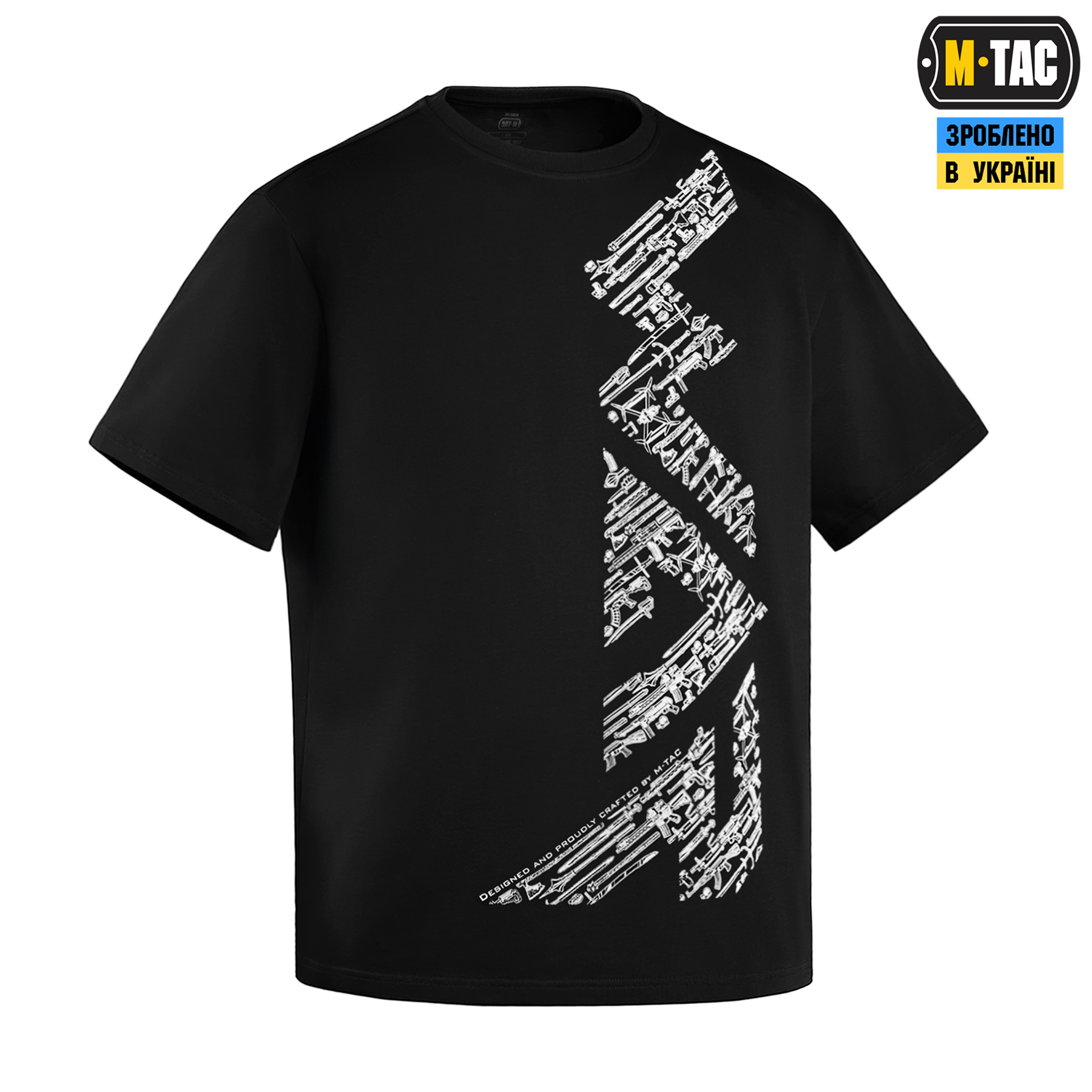 M-Tac футболка WAR Cotton Hard Black/White — 4