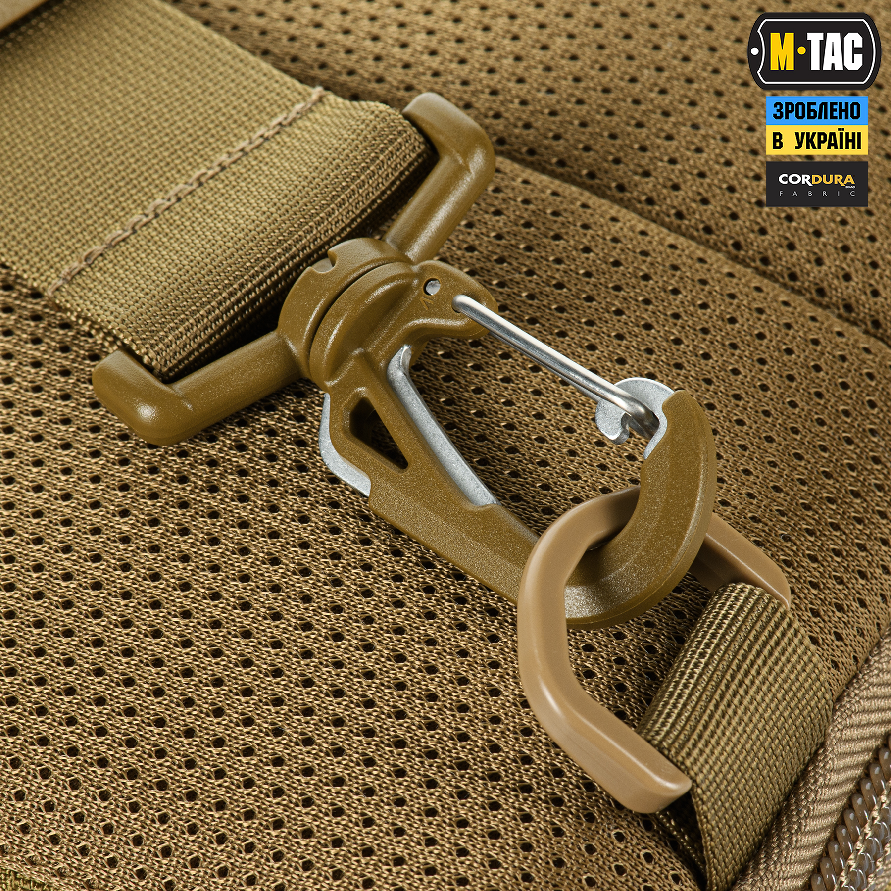 M-Tac сумка Admin Bag Medium Elite с липучкой Hex Coyote — 10