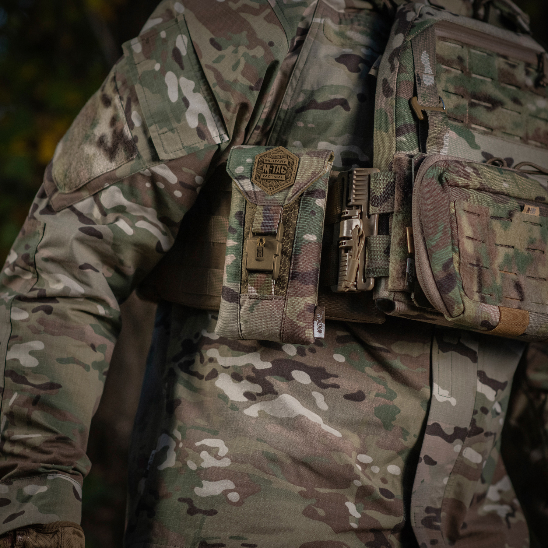 M-Tac подсумок для смартфона Elite Large Hex Multicam/Coyote — 10