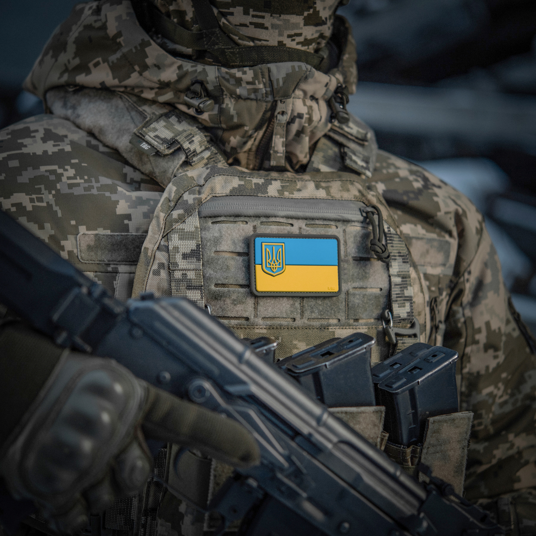 M-Tac нашивка флаг Украины с малым гербом PVC — 6